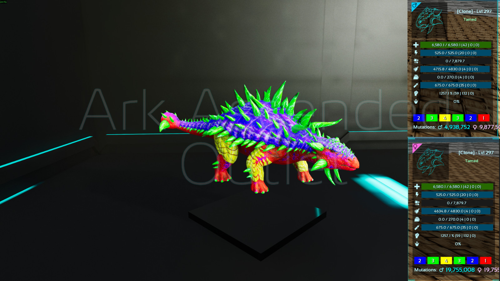 Rainbow Collection- Ark Survival Ascended-Dino-New- ASA PVE Xbox/PC/PS5-Official