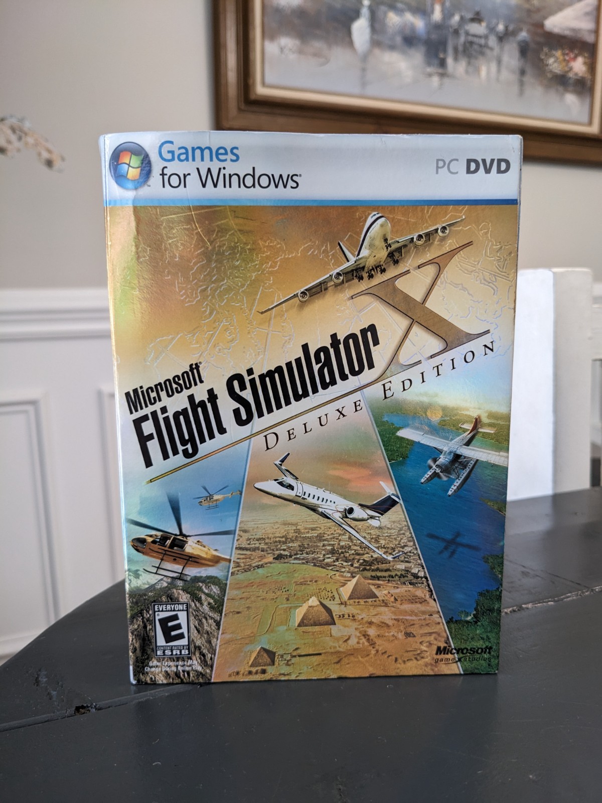 Flight Simulator X : Deluxe Edition (PC, Windows, 2006) 2 DVD – Manual & Key