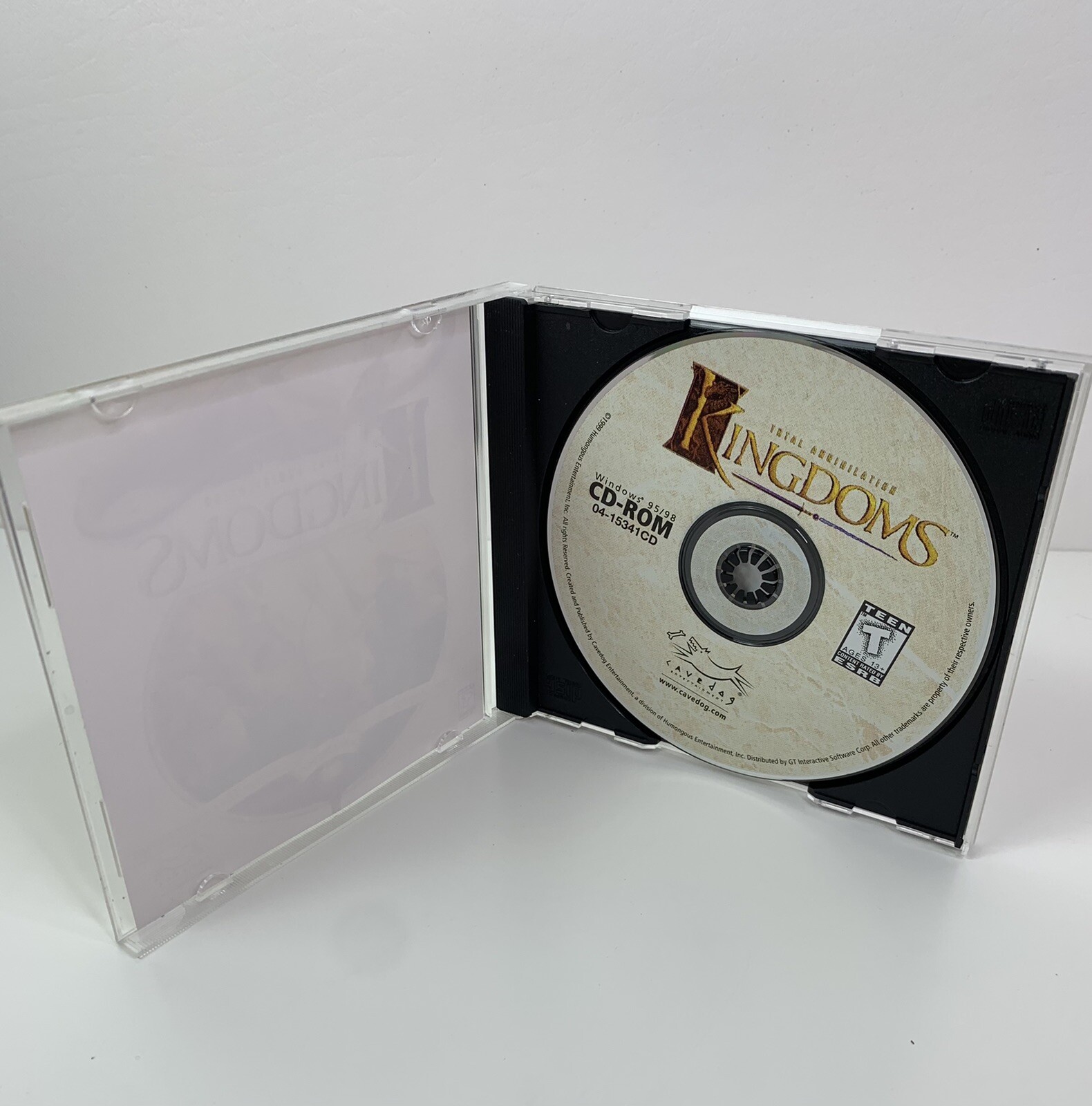 Total Annihilation: Kingdoms 1999 Cavedog PC Game with key code RATED T teen 13+