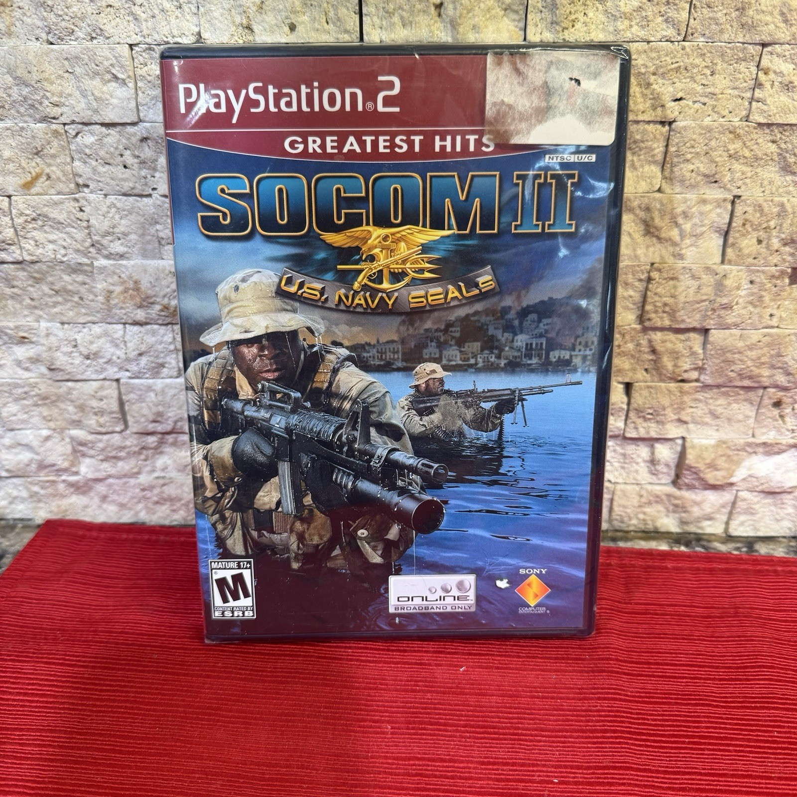 Socom: U.S. Navy SEALs [GH] (Sony PlayStation 2 PS2) *NEW – SEALED – NEAR MINT*
