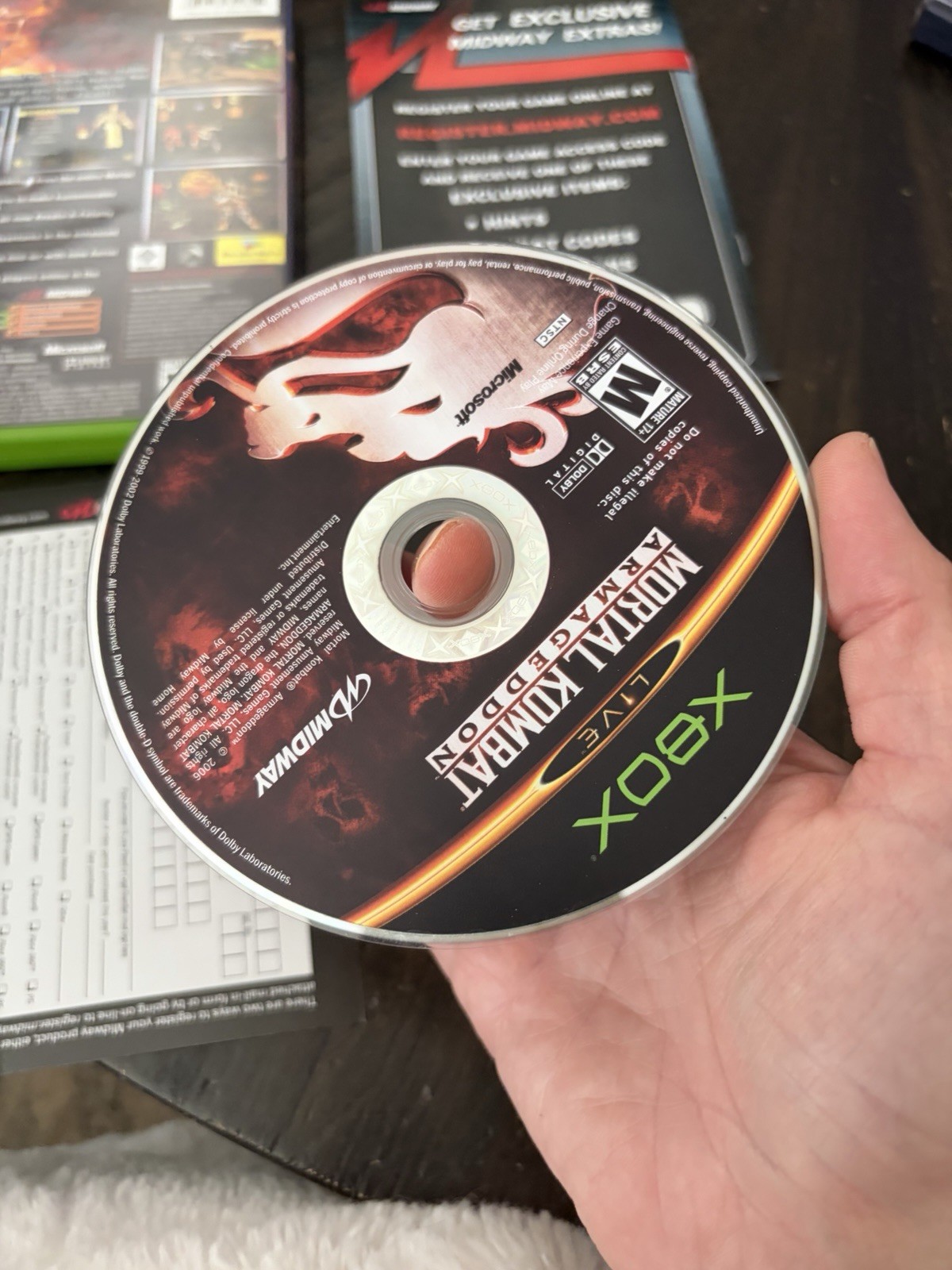 XBOX Game Mortal Kombat Armageddon CIB Complete In Box