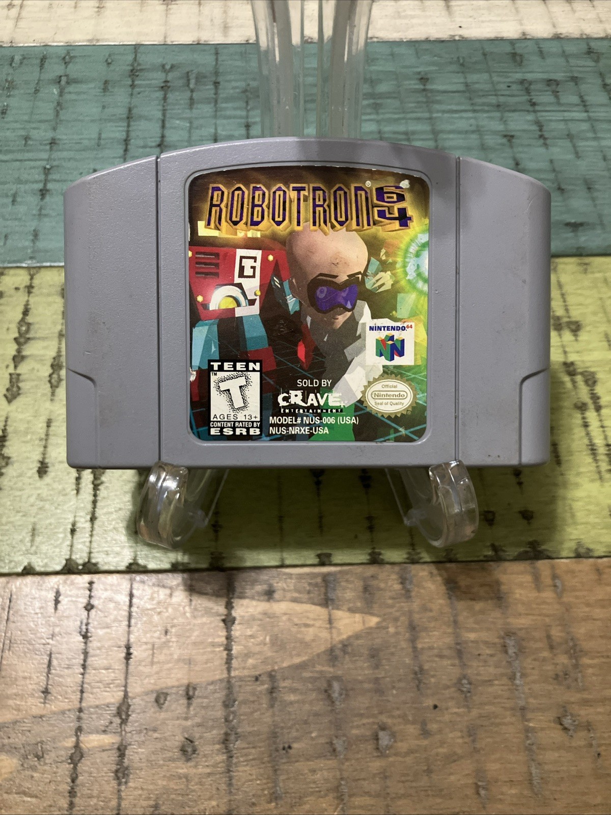 Robotron 64 Authentic Nintendo 64 Game Cartridge NUS-006