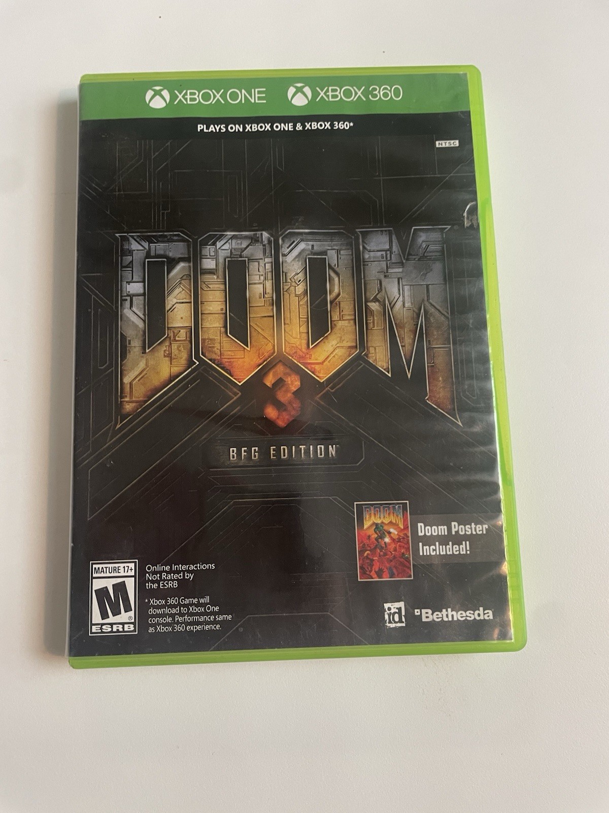 Doom 3 BFG Edition Xbox 360/One Tested Working fast shipping