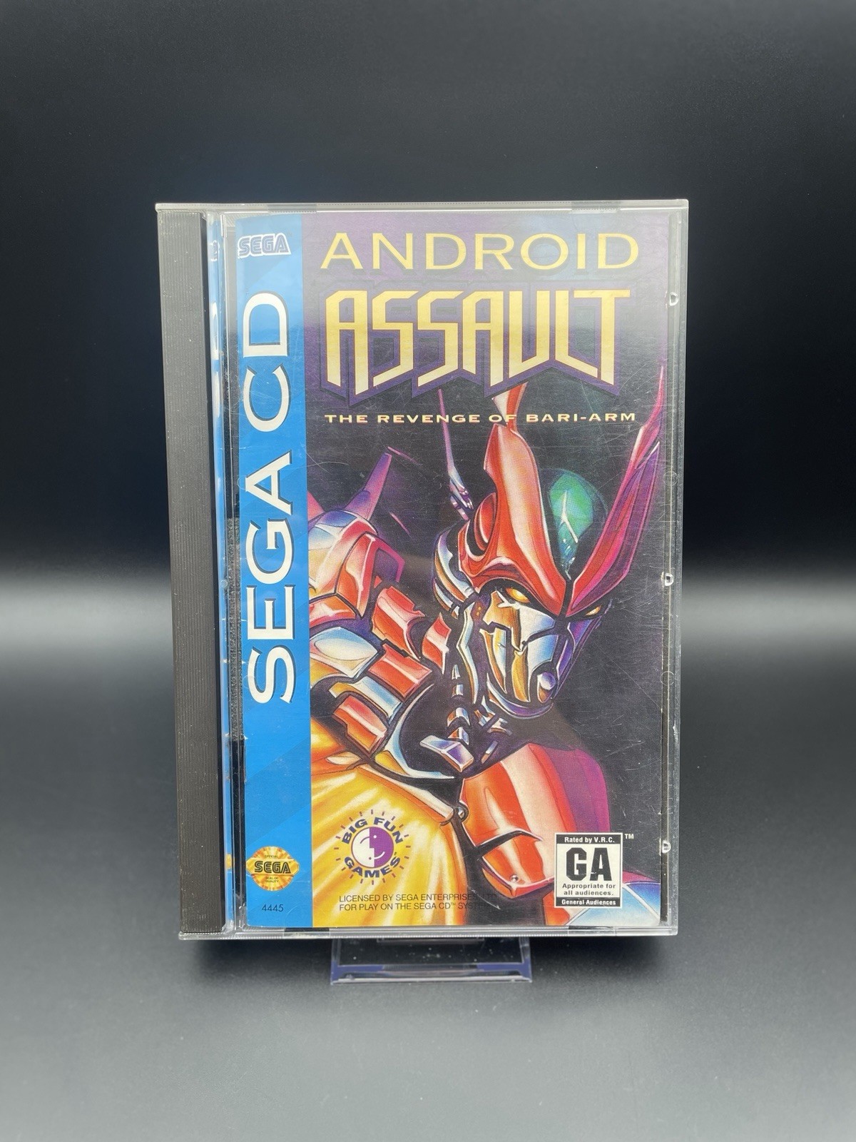Android Assault: The Revenge of Bari-Arm (Sega CD) Complete – Tested – Authentic