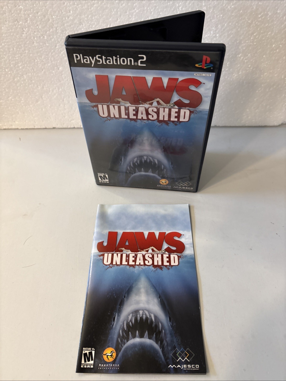 Jaws Unleashed (PS2) *Black Label, CIB