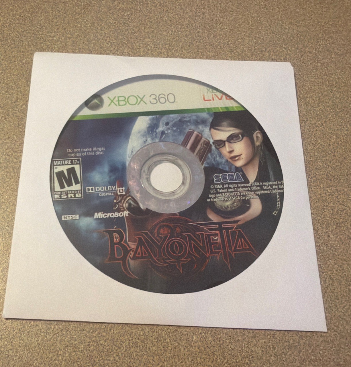 Bayonetta; Loose (Microsoft Xbox 360, 2010)