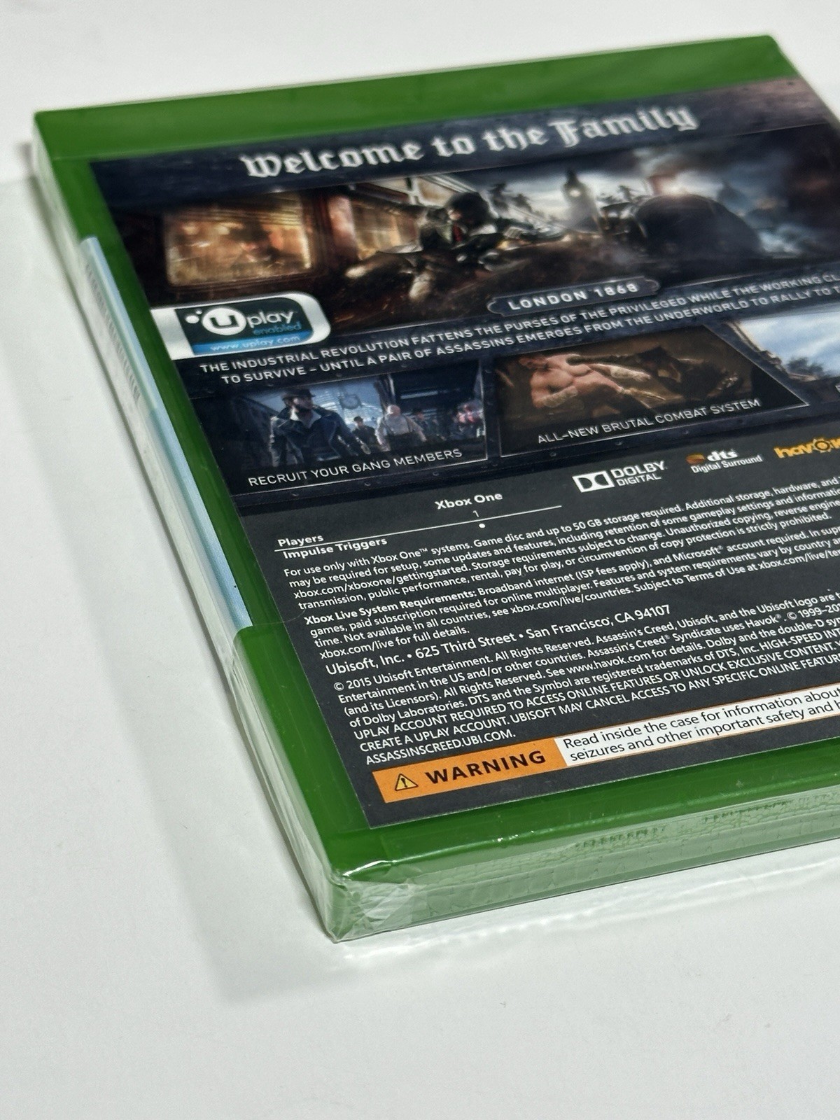 Assassins Creed Syndicate Xbox One Limited Edition – Brand New Factory Sealed