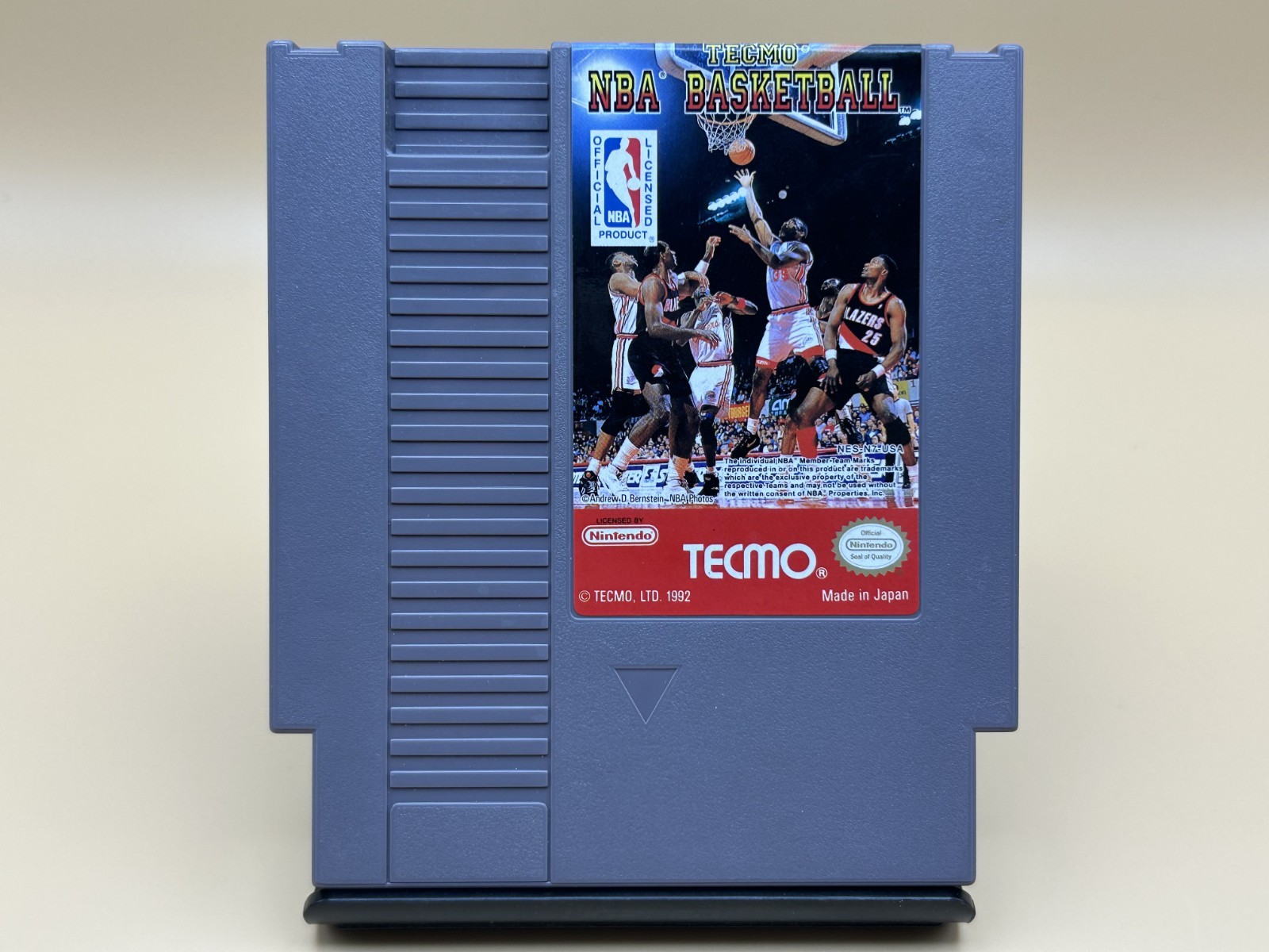 Tecmo NBA Basketball N7 “No Jordan” Variant – NES Nintendo Entertainment System