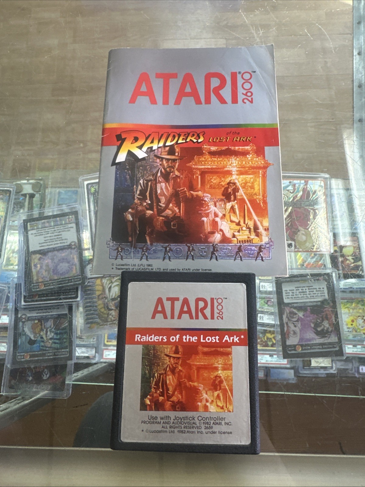 Atari 2600 Raiders Of The Lost Ark Indania Jones Tested With Manual