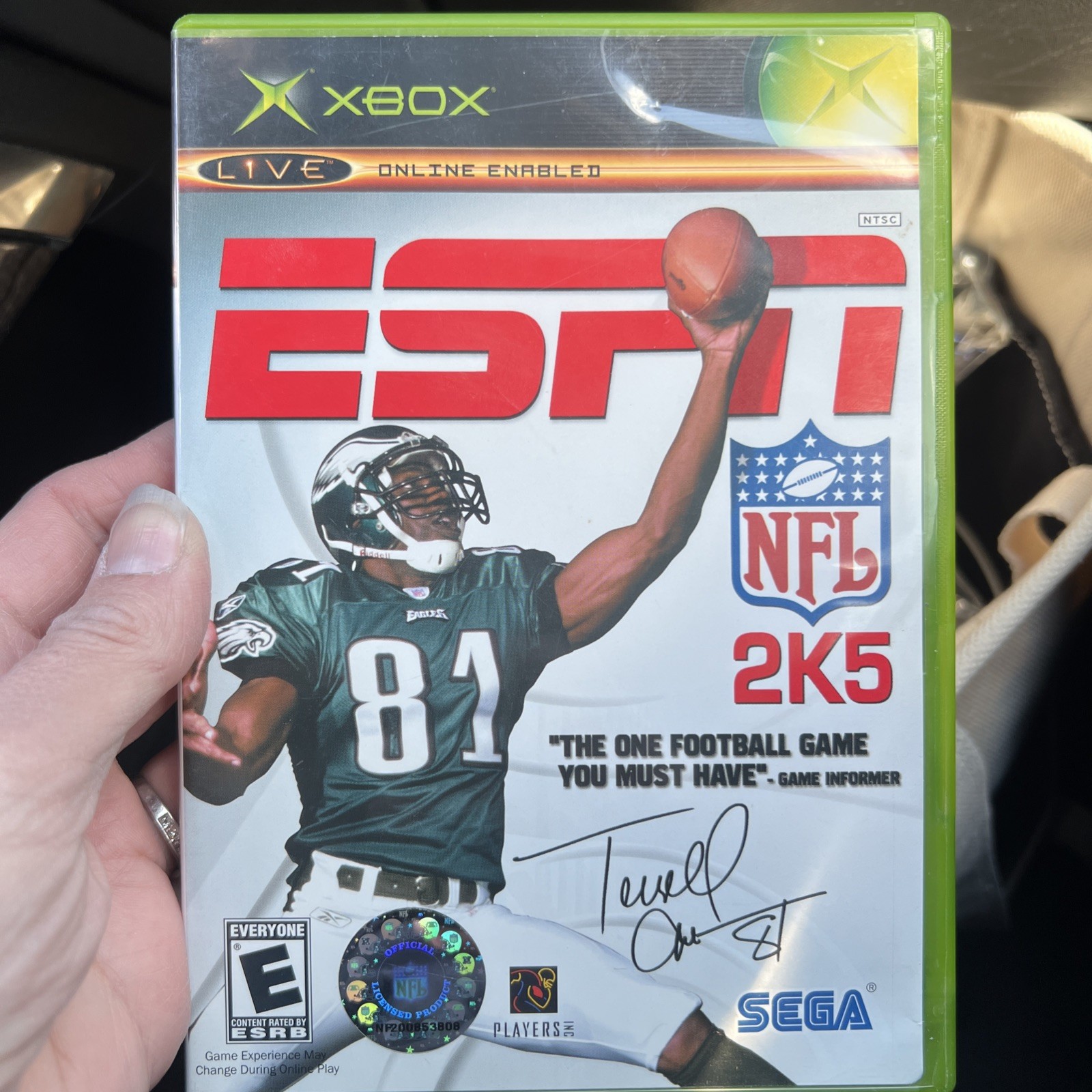 ESPN NFL 2K5 Xbox Game 2004 Edition Tested and Working