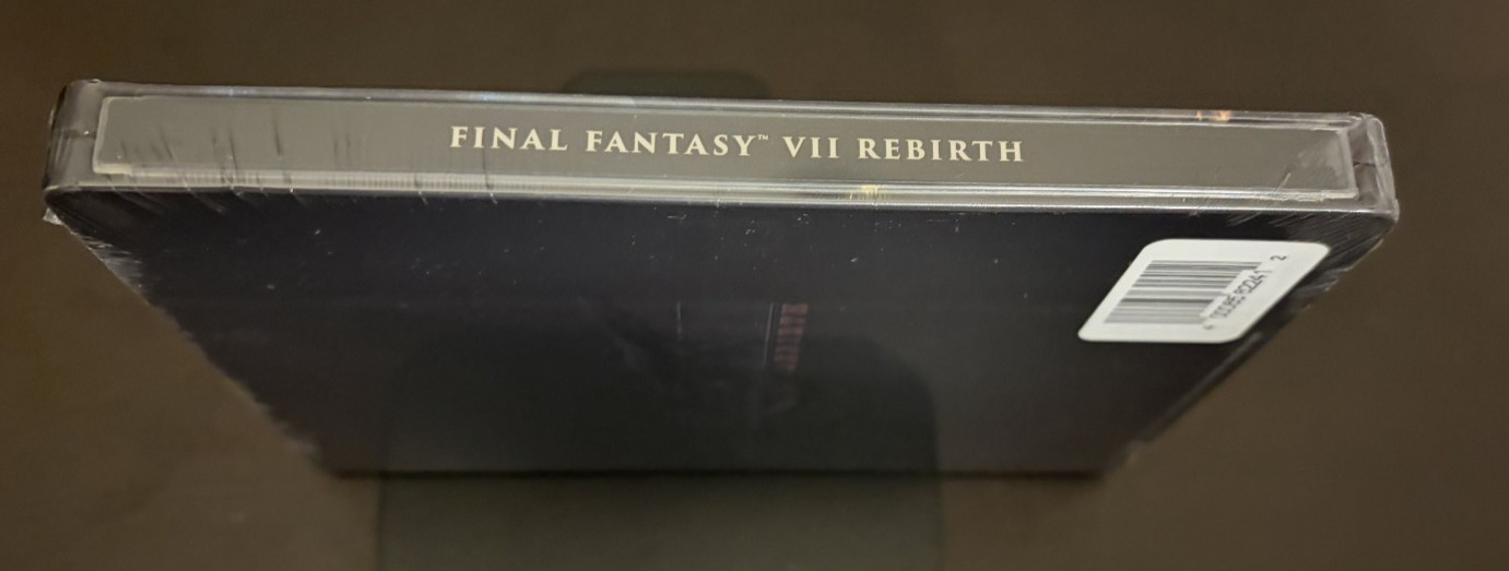 Final Fantasy VII Rebirth Steelbook Case (NO GAME) NEW *sealed* Scanavo 7 PS5
