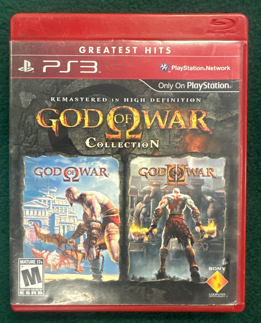 God of War Collection 1 & 2 in HD PS3 PlayStation 3 Greatest Hits Complete CIB