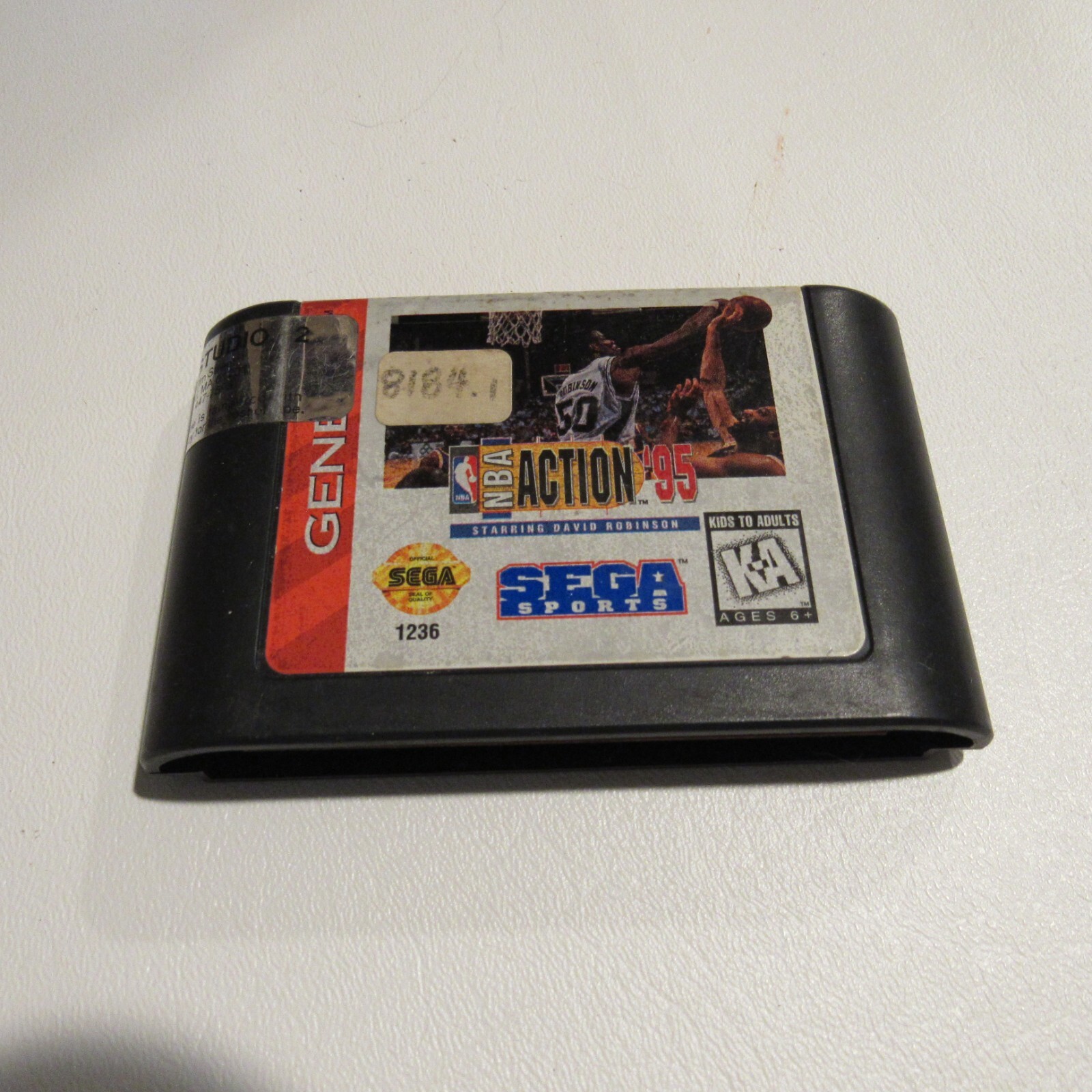 NBA Action ’95 Starring David Robinson (Sega Genesis, 1995) Game Only