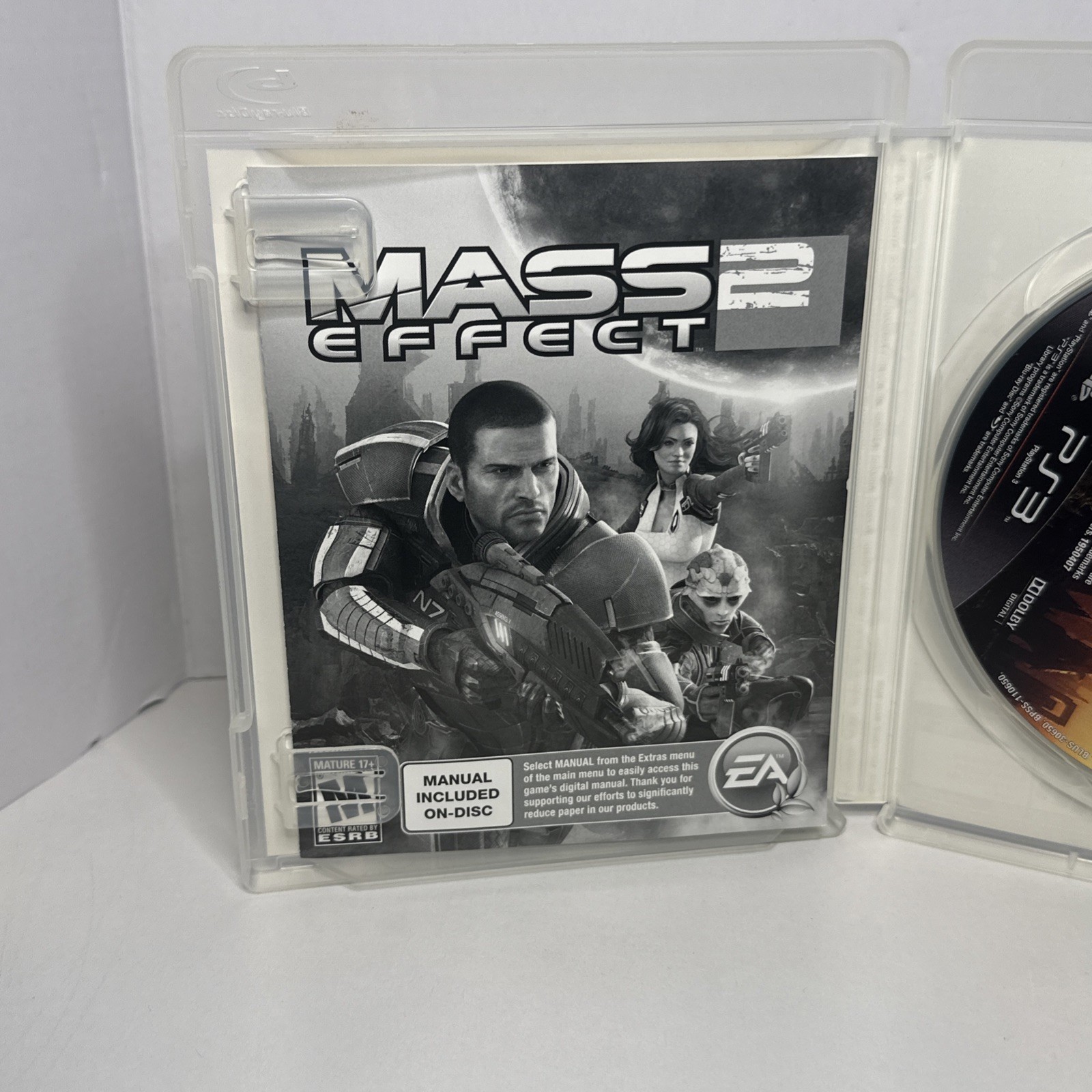 Mass Effect 2 (Sony PlayStation 3, 2011) PS3 CIB Tested and Working