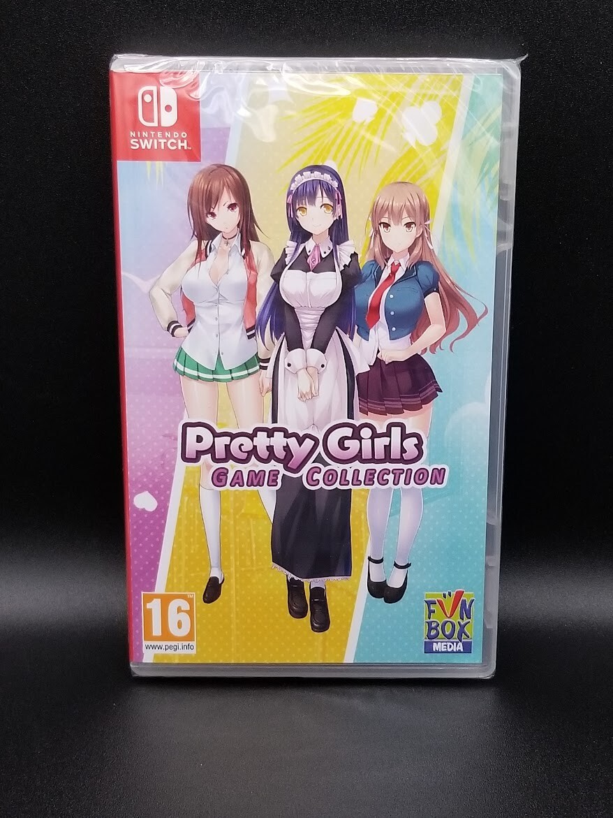 Pretty Girls Game Collection w/ Stylus Solitaire Mahjong (Nintendo Switch) NEW