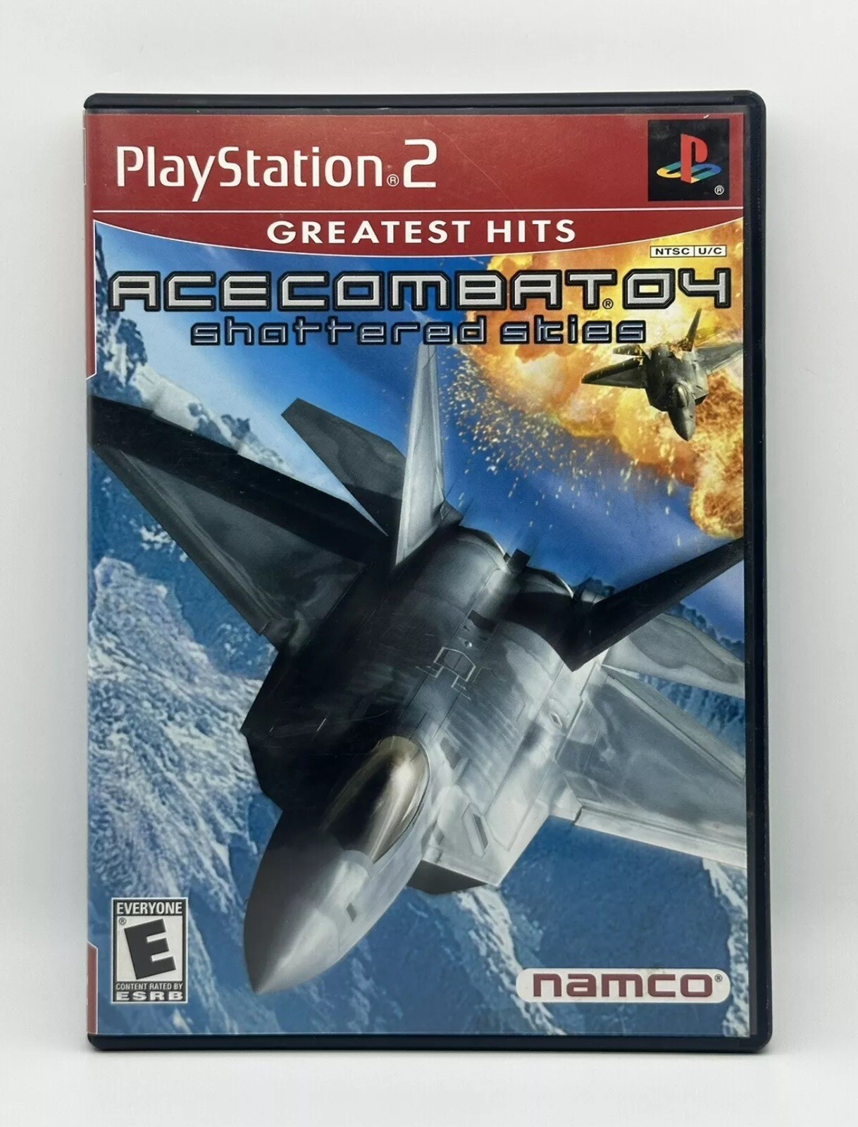 Ace Combat 04: Shattered Skies (Sony PlayStation 2 PS2, 2001) Complete W/Manual