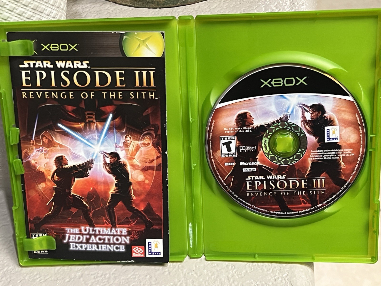 Star Wars Episode III: Revenge of the Sith Xbox CIB Tested