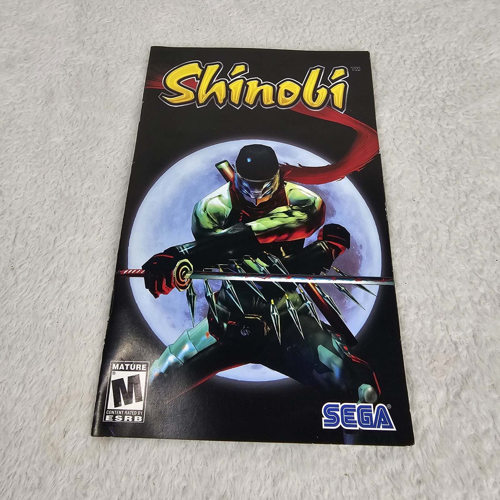 Shinobi (PlayStation PS2) Complete CIB SEGA 1 Player Rated Mature Ninja Game