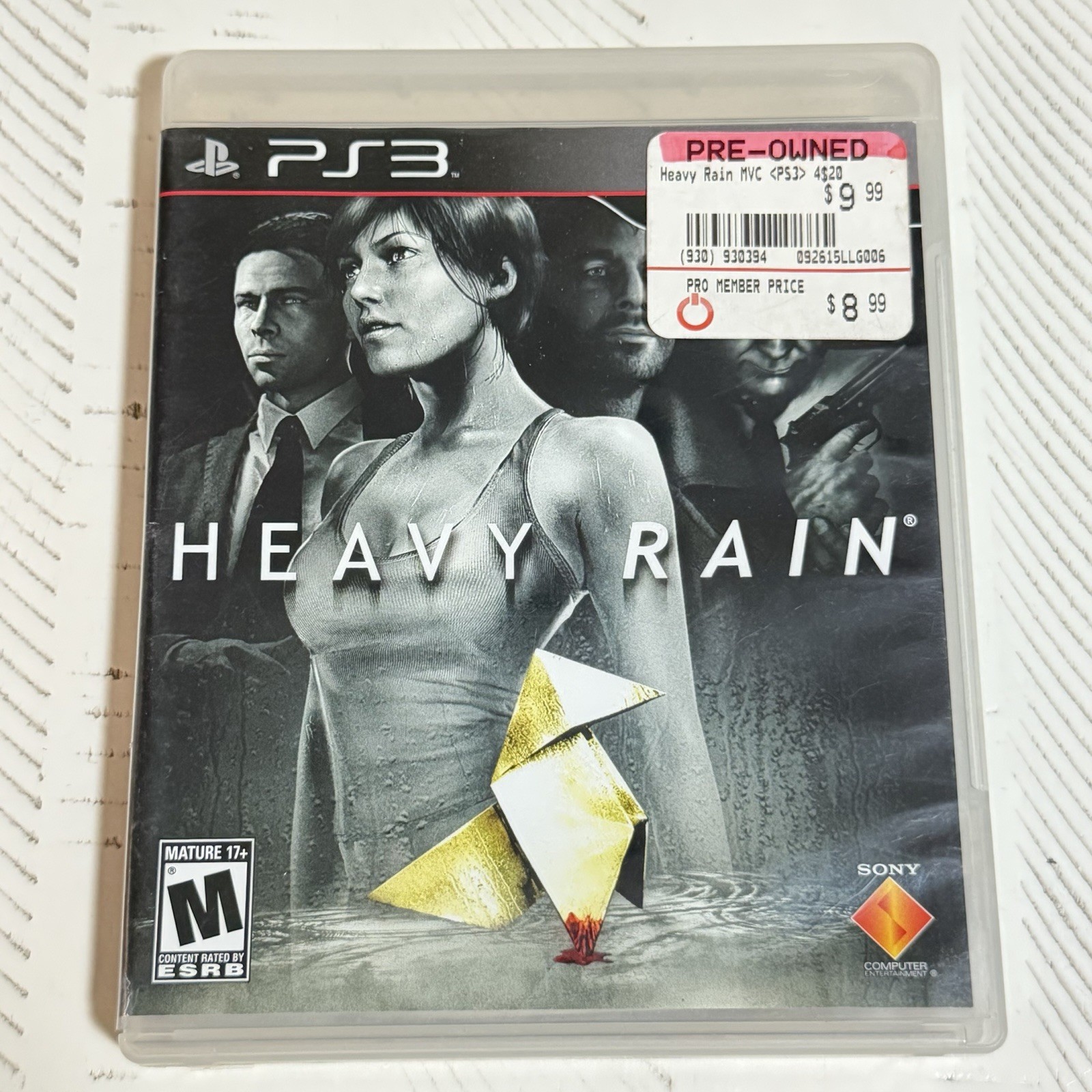 Heavy Rain Director’s Cut (Sony PlayStation 3 PS3, 2011) Please See Description.