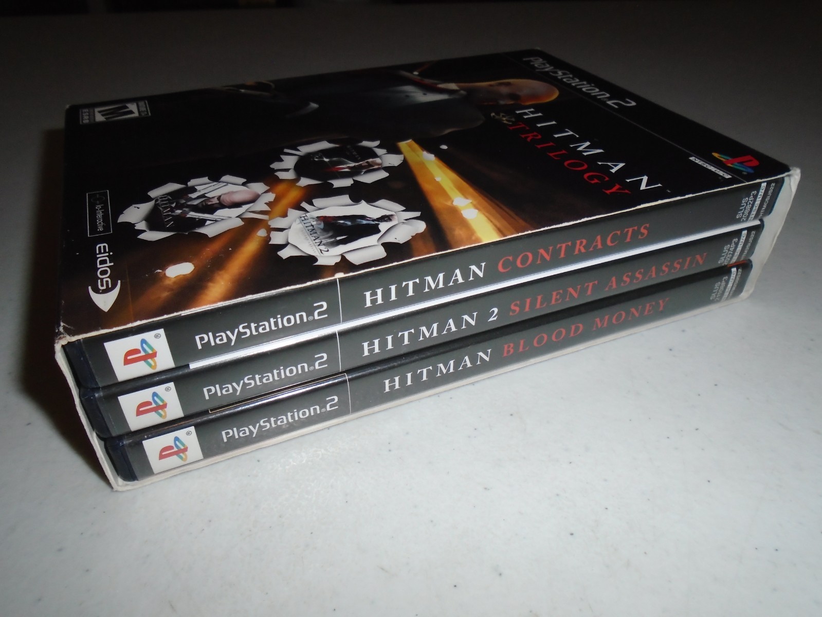 Hitman Trilogy 1 2 3 – Contracts, Silent Assassin, & Blood Money ☆☆ PS2