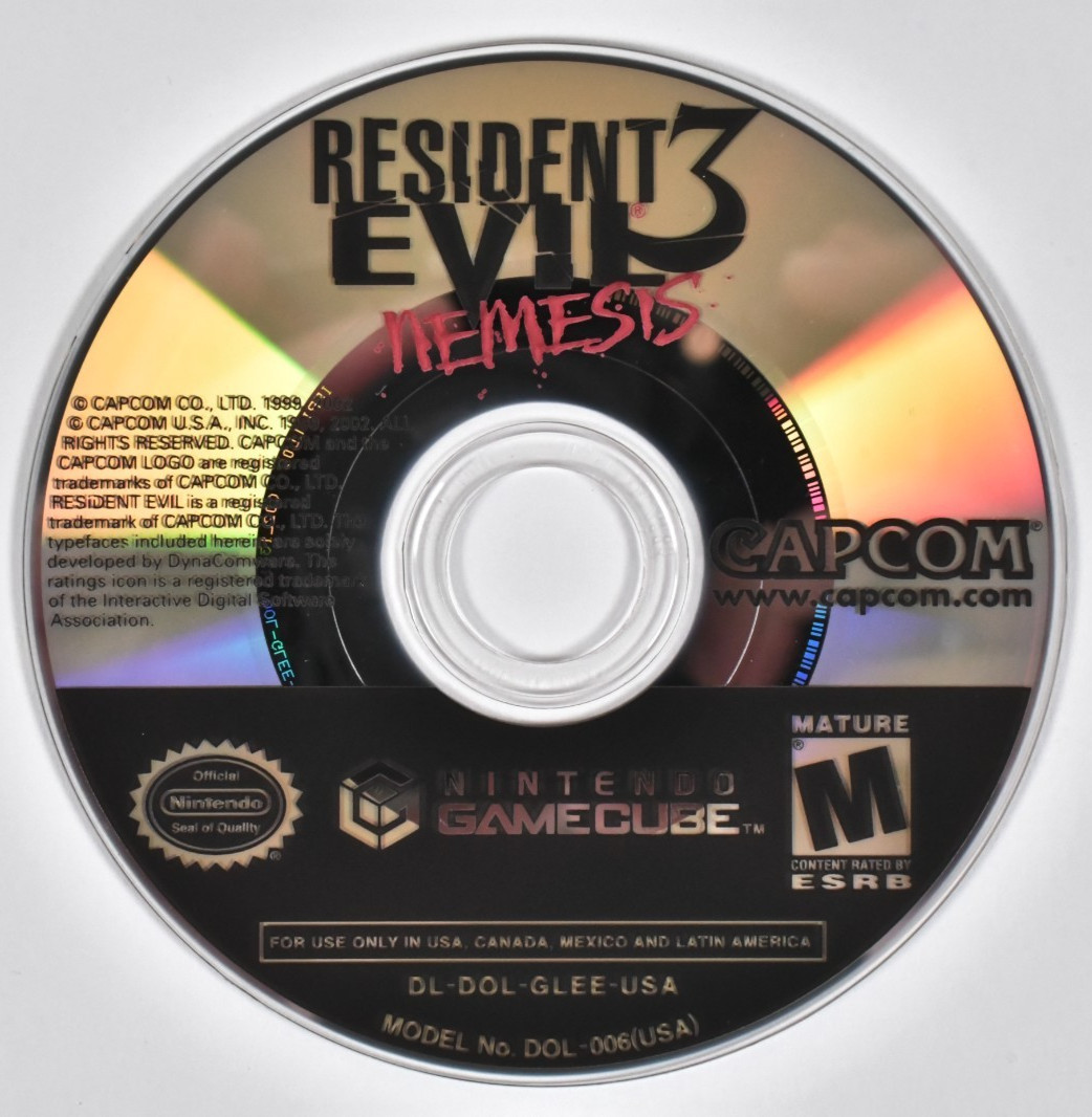 Resident Evil 3 III Nemesis Nintendo GameCube with Manual Original Case CIB USA