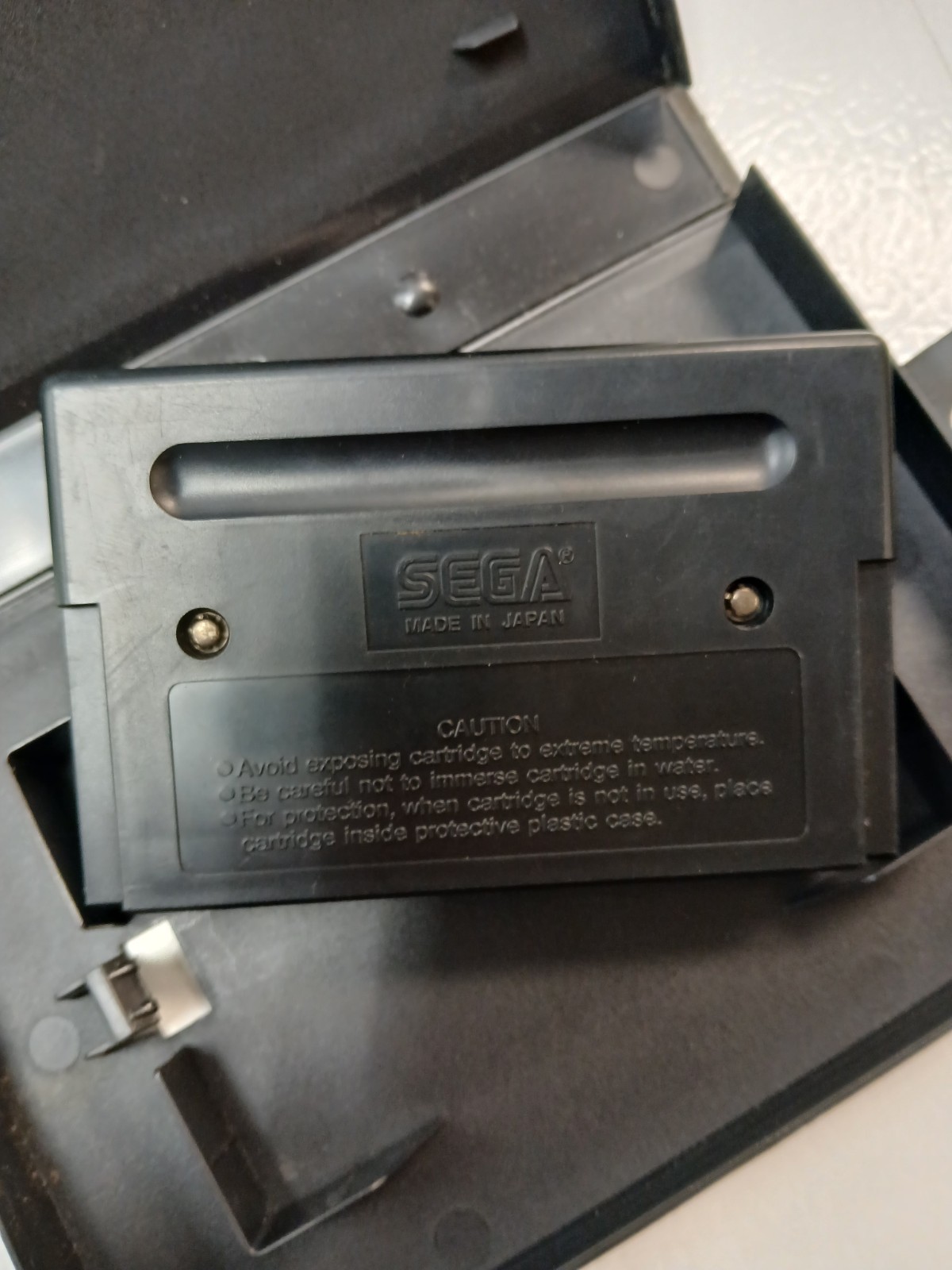 Sagaia Sega Genesis Game & Case NO MANUAL Water Damaged Art Tested