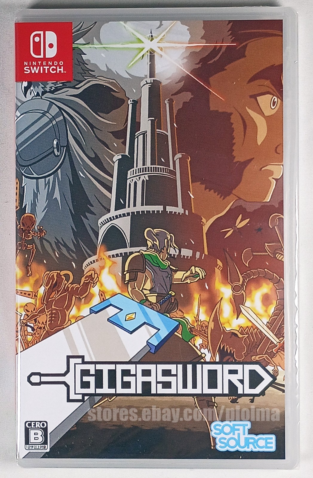GIGASWORD Brand New NINTENDO SWITCH Game JP Release, ships from USA Giga Sword