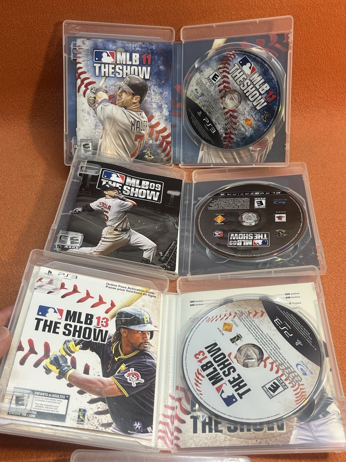 MLB Show 08 09 10 11 12 13 PlayStation 3 PS3 Game Bundle Lot Baseball Complete!