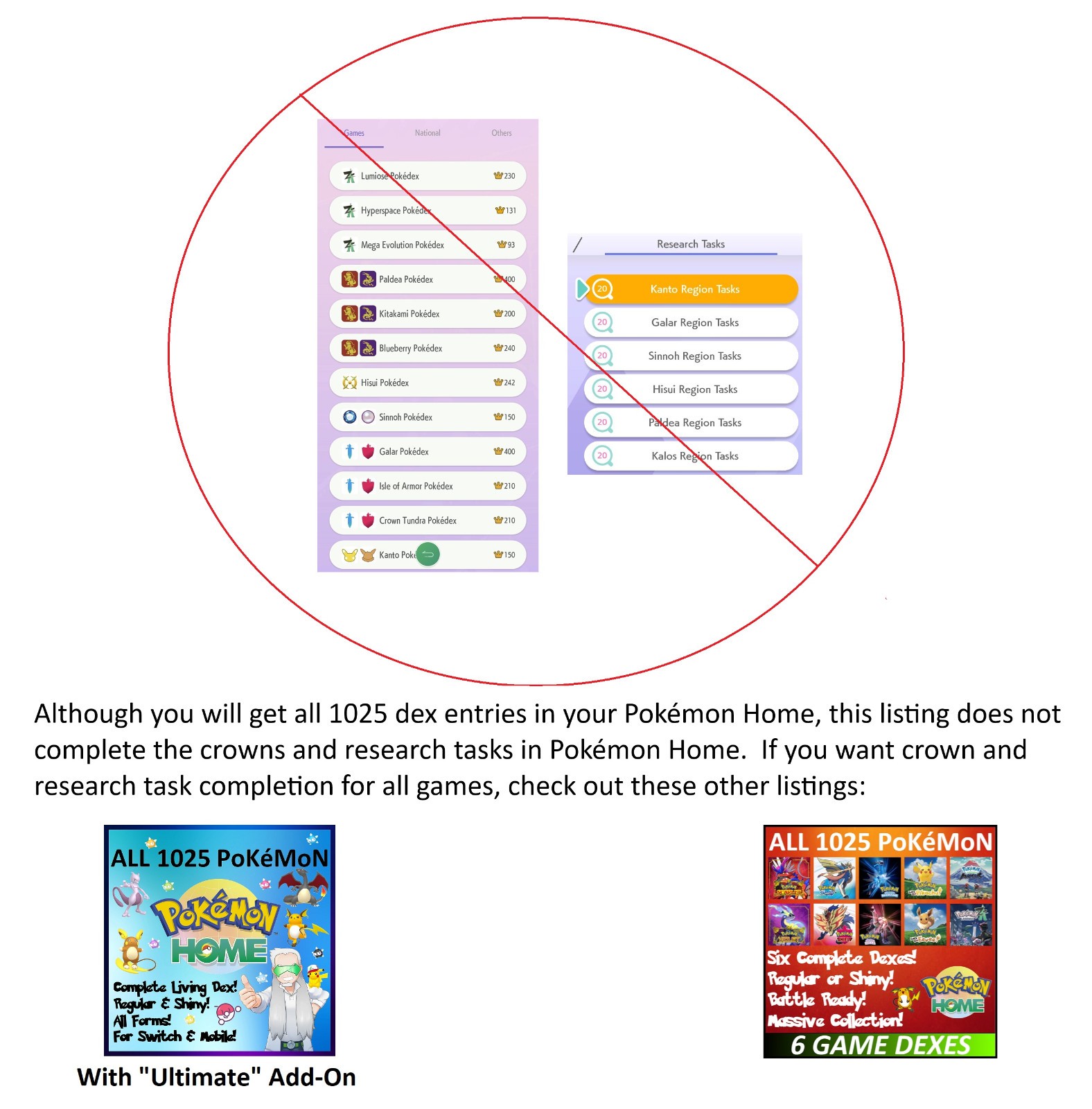 Pokemon Home All 1025 Living Dex Complete Livedex National Shiny