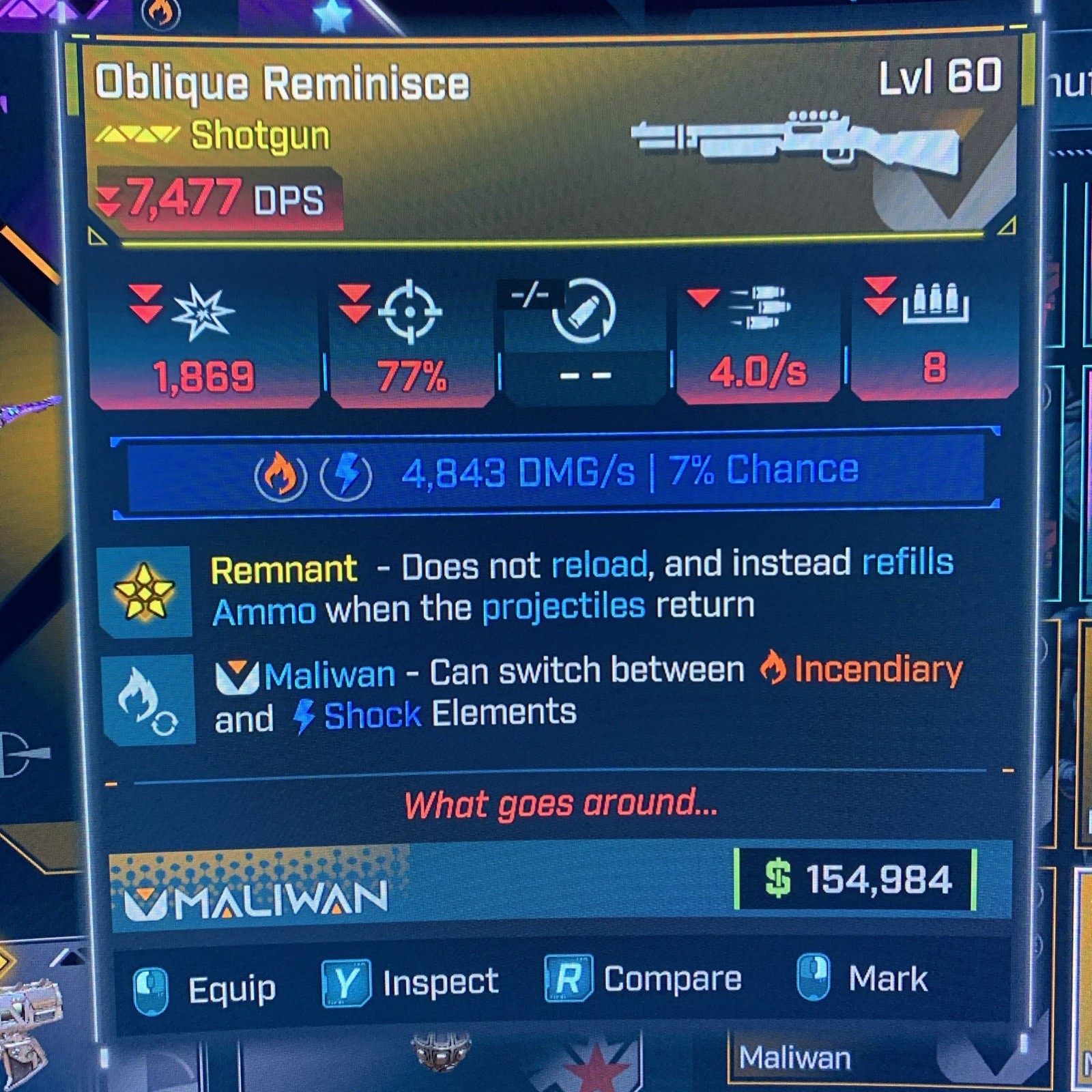 Borderlands 4⭐️LVL 60 NEW DLC SHOTGUN REMINISCE ALL ELEMENTS PACK⭐️All PLATFORMS