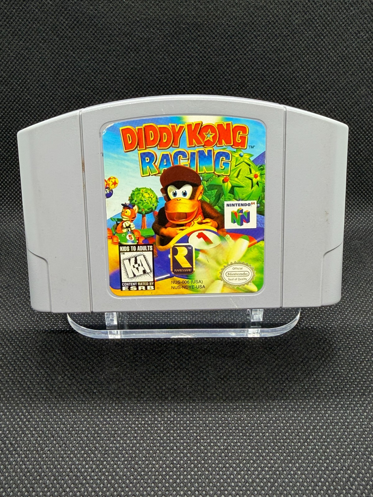 Diddy Kong Racing Nintendo 64 N64 Authentic Tested WORKING Clean Label Cartridge