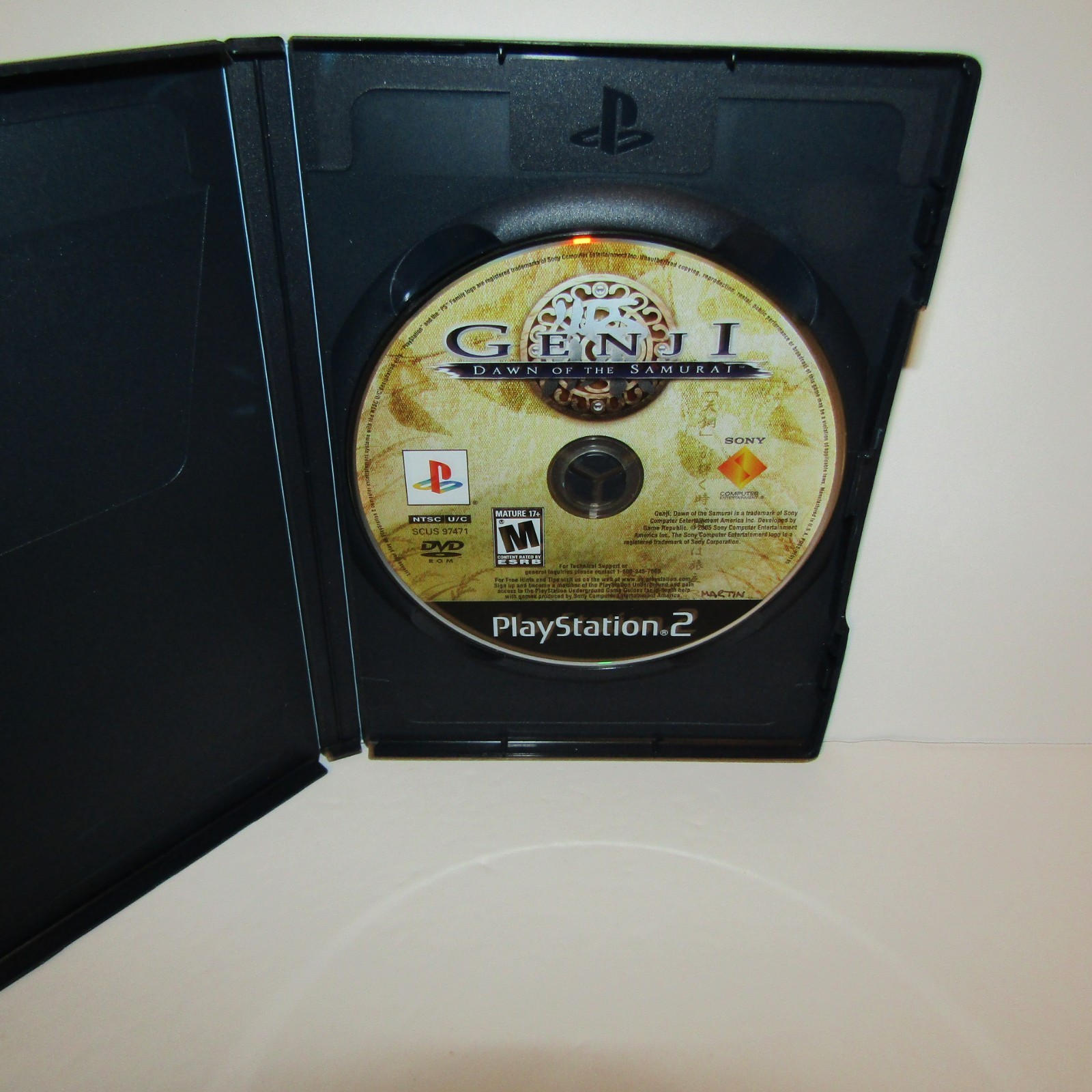 Genji Dawn of the Samurai Sony Playstation 2 PS2 Video Game Disc Only Tested