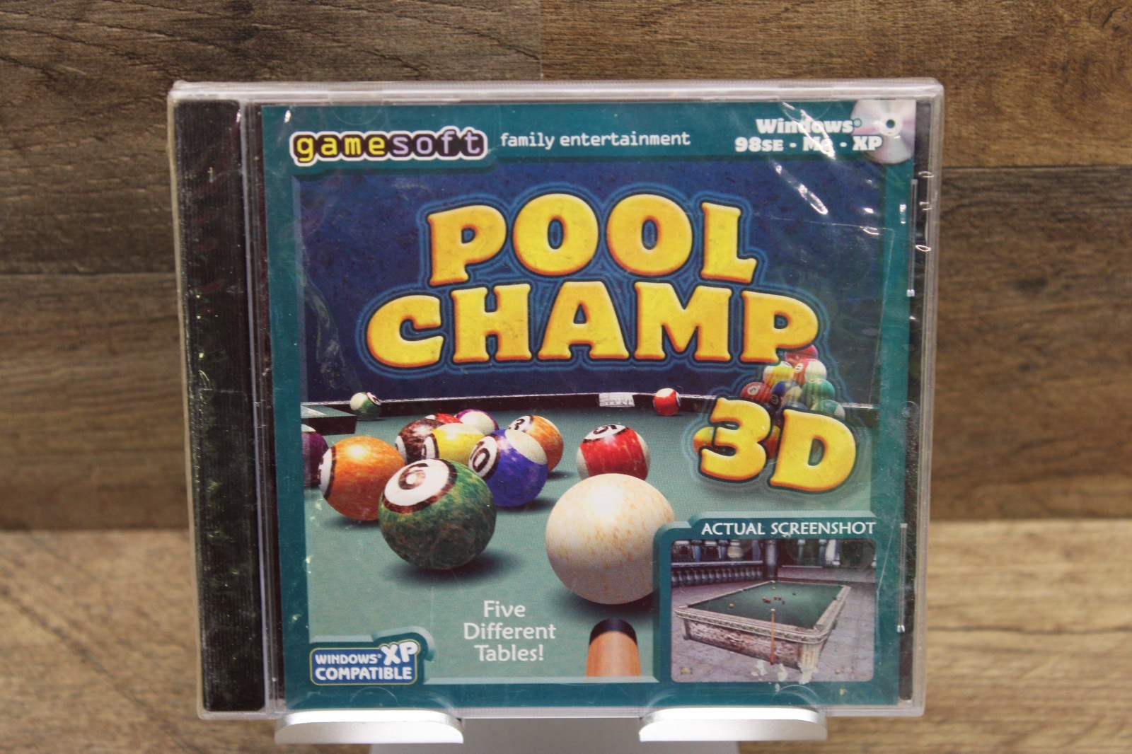 Vintage New GameSoft Pool Champ 3D PC Video Game (2005) Windows VISTA/XP/98SE
