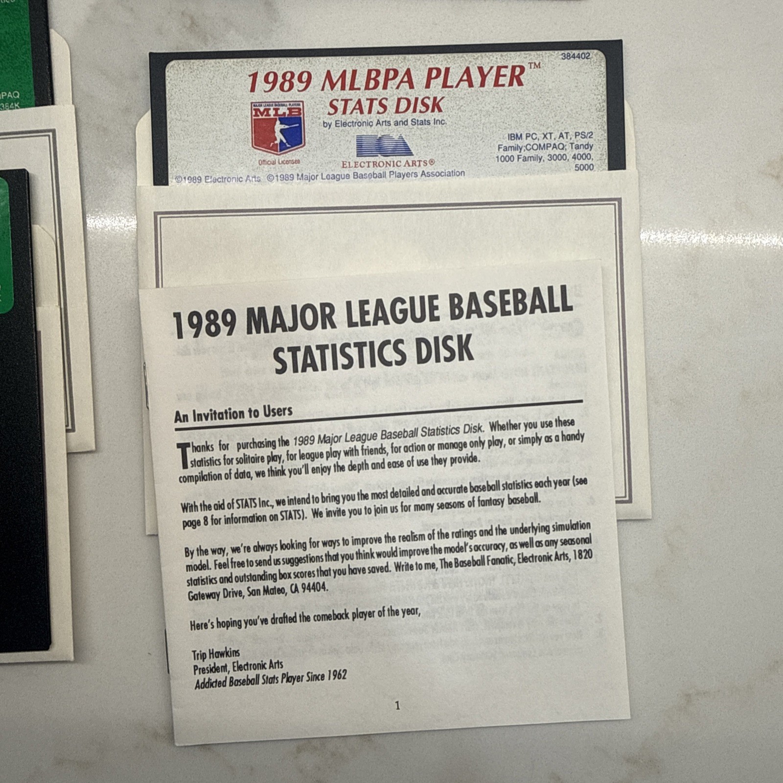 Earl Weaver Baseball IBM PC, Tandy (5.25”) 1987 Electronic Arts Game – Complete