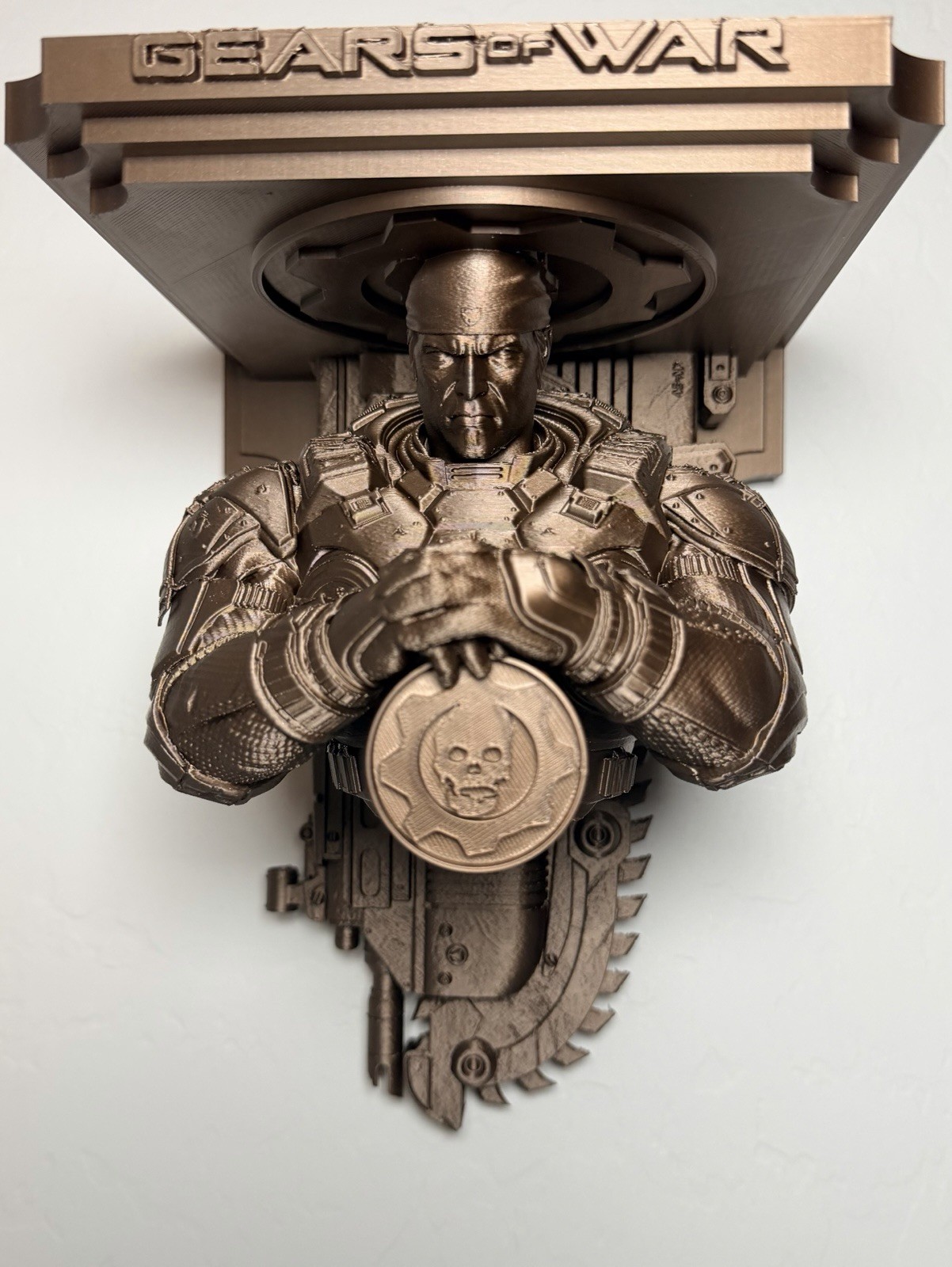 GOW Gears Of War Marcus Fénix Like 7×7 Top Wall Shelf Collectible New