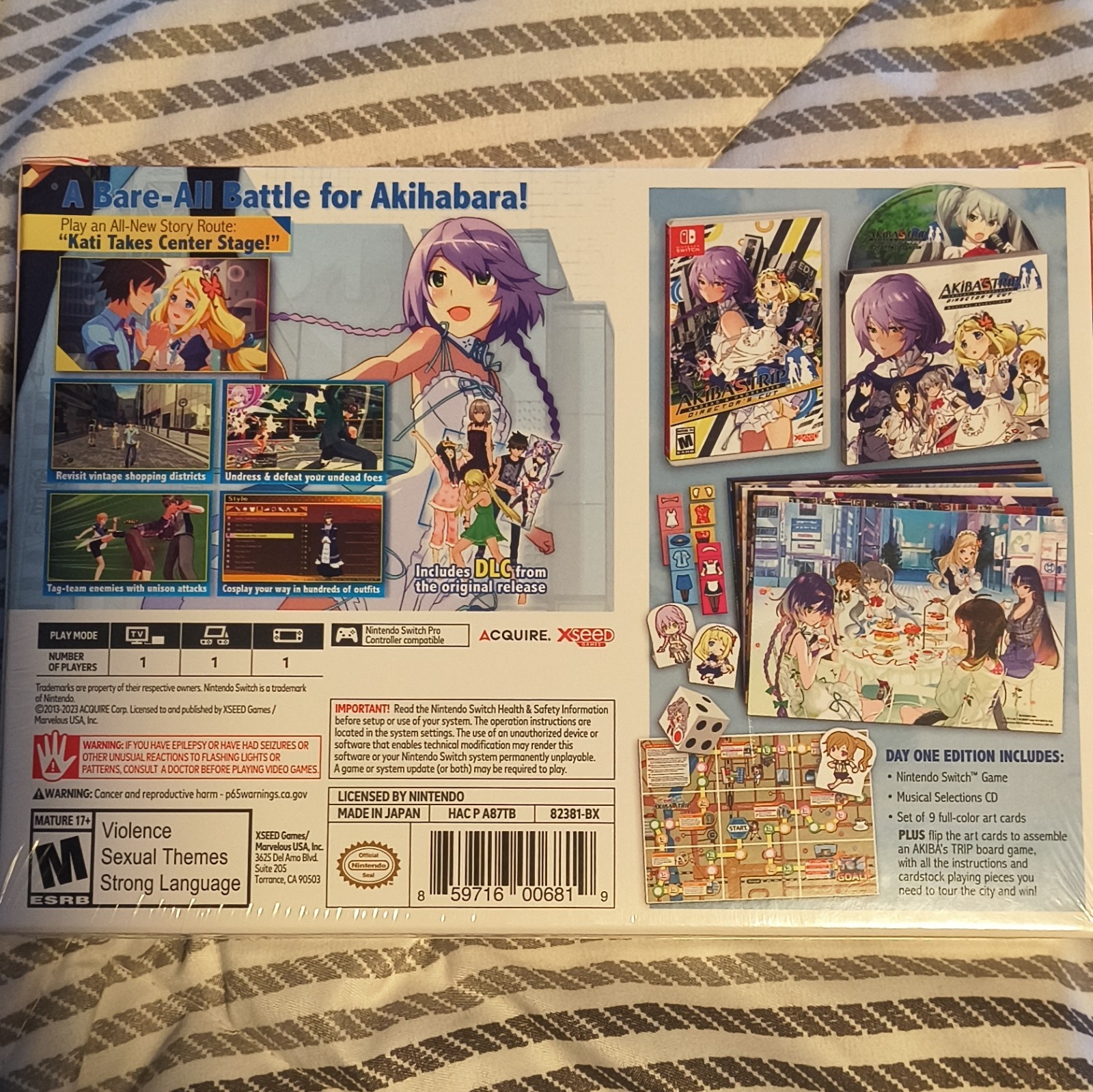 XSEED Games Akiba’s Trip Director’s Cut Day One Switch