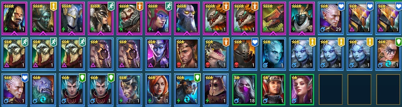 Raid Shadow Legends | Starter acc with Tekteon : 96k energy / 29 Legendary hero