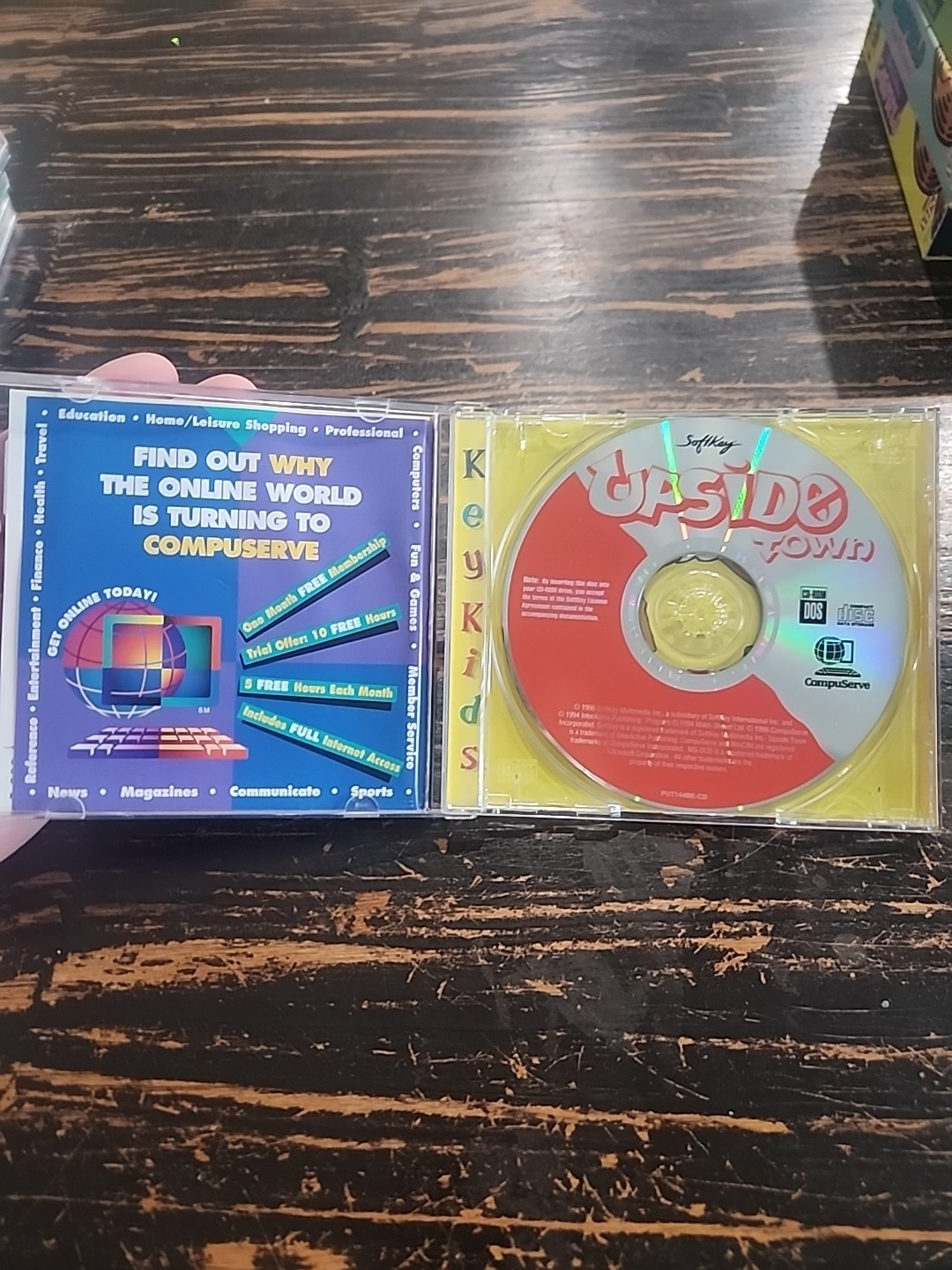 Upside Town Keykids Ages 4-7 PC Learning Game Tested Works CD-Rom MS-DOS