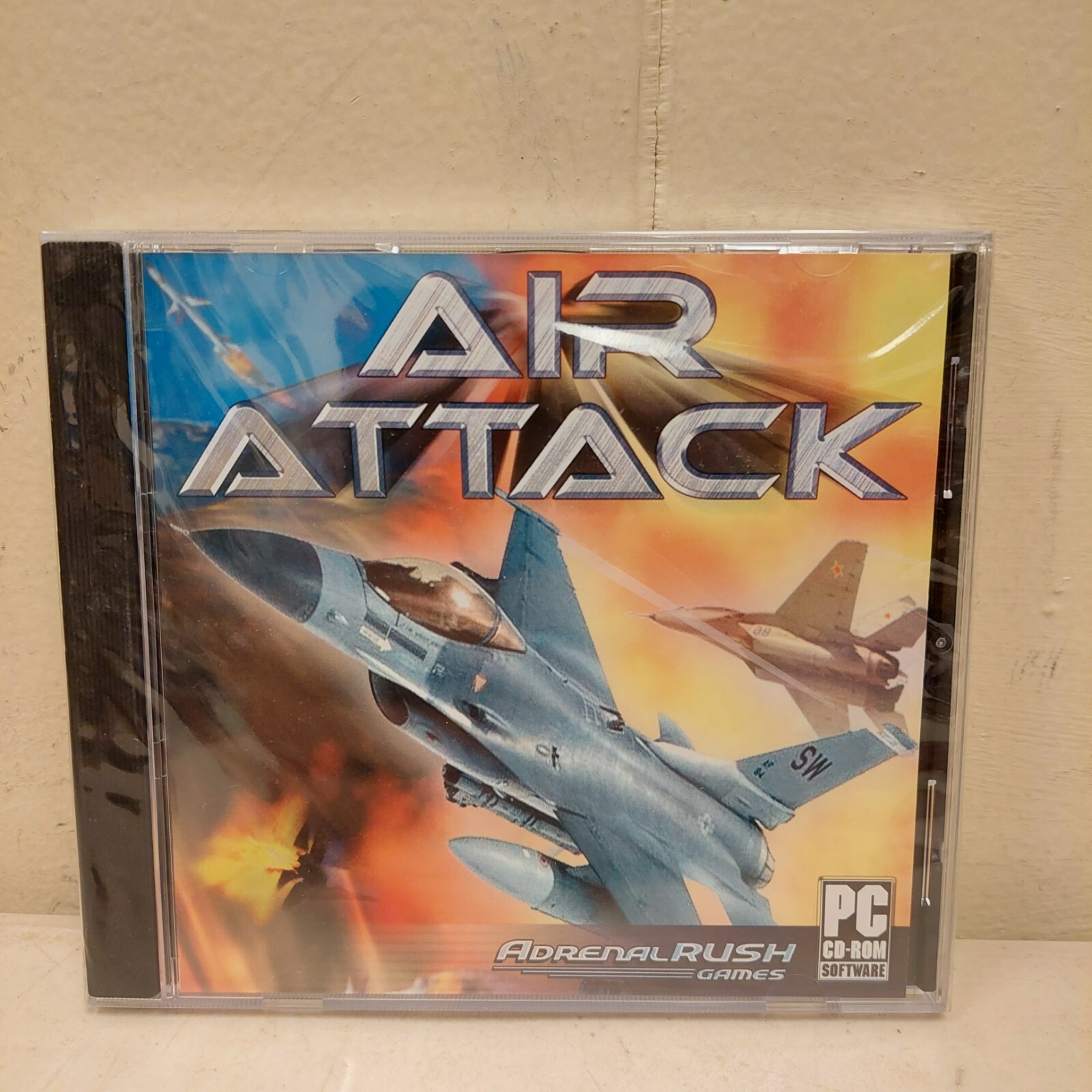 Air Attack Combat Simulator PC CDROM Adrenal Rush Games Windows Cd Rom XP Vista