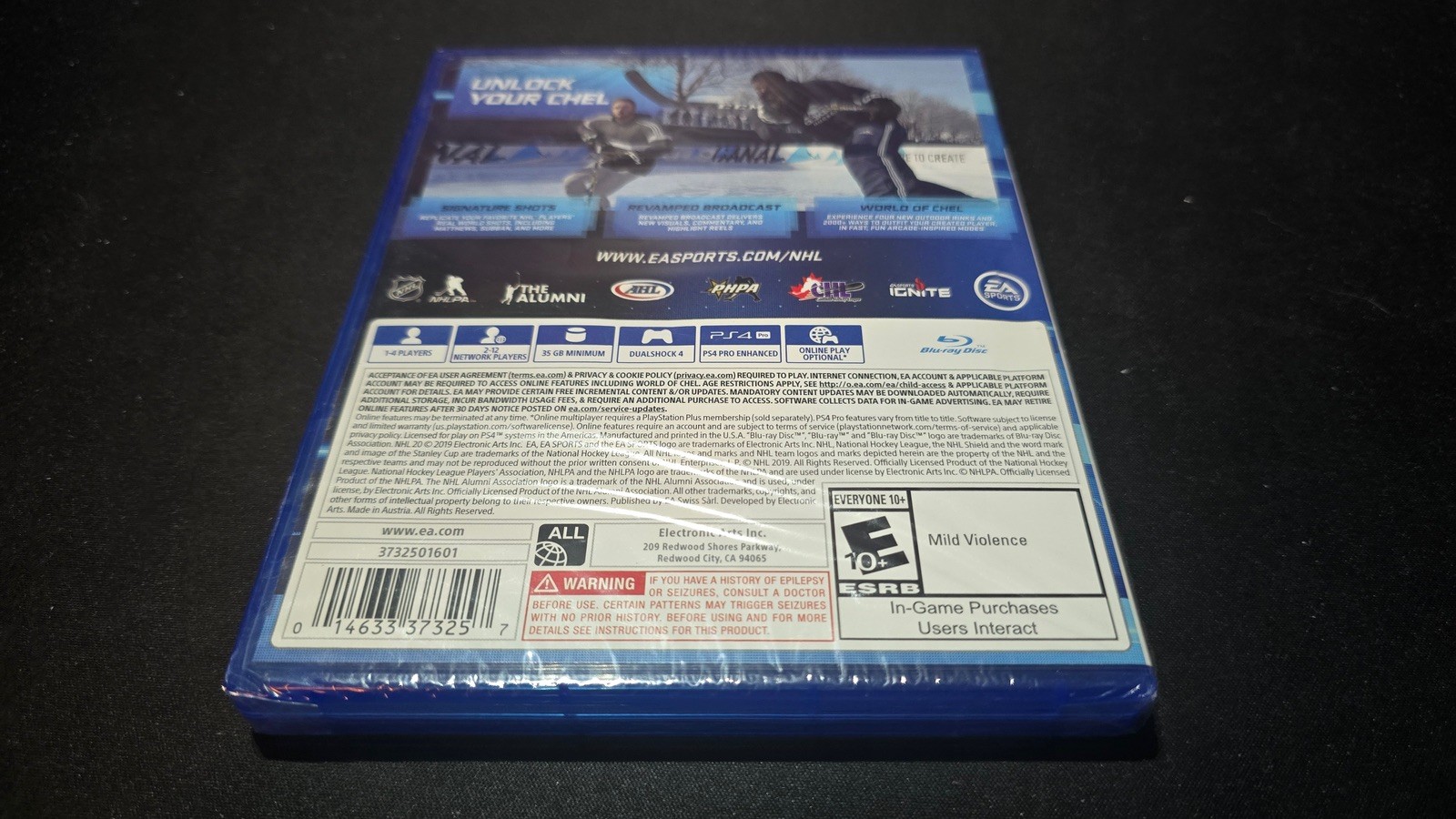 NHL 20 Hockey Electronic Arts Sony Playstation 4 PS4 Brand New Sealed!