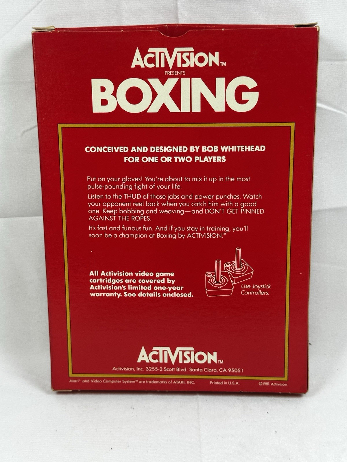 Boxing ( Atari 2600, Activision ) Complete In Box CIB (D008)