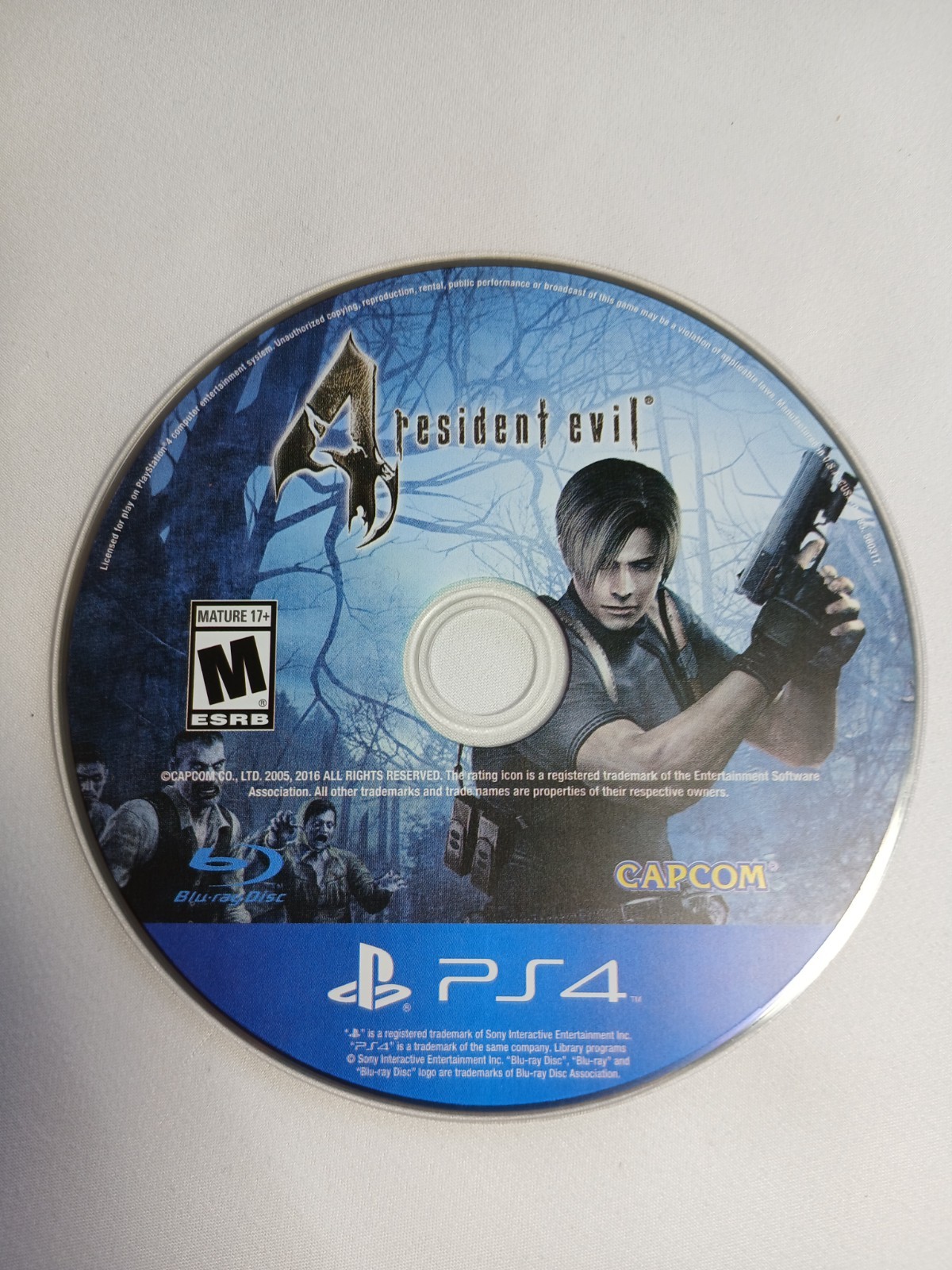 Resident Evil 4 (PlayStation 4, 2016) DISC ONLY!