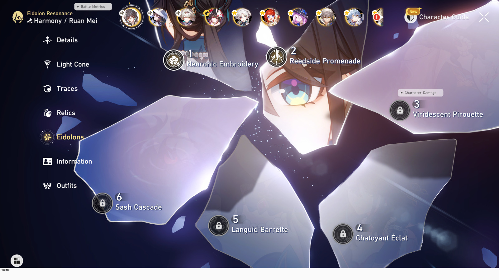 Honkai Star Rail/ HSR E2 Firefly/E2 Ruan mei 100 pulls