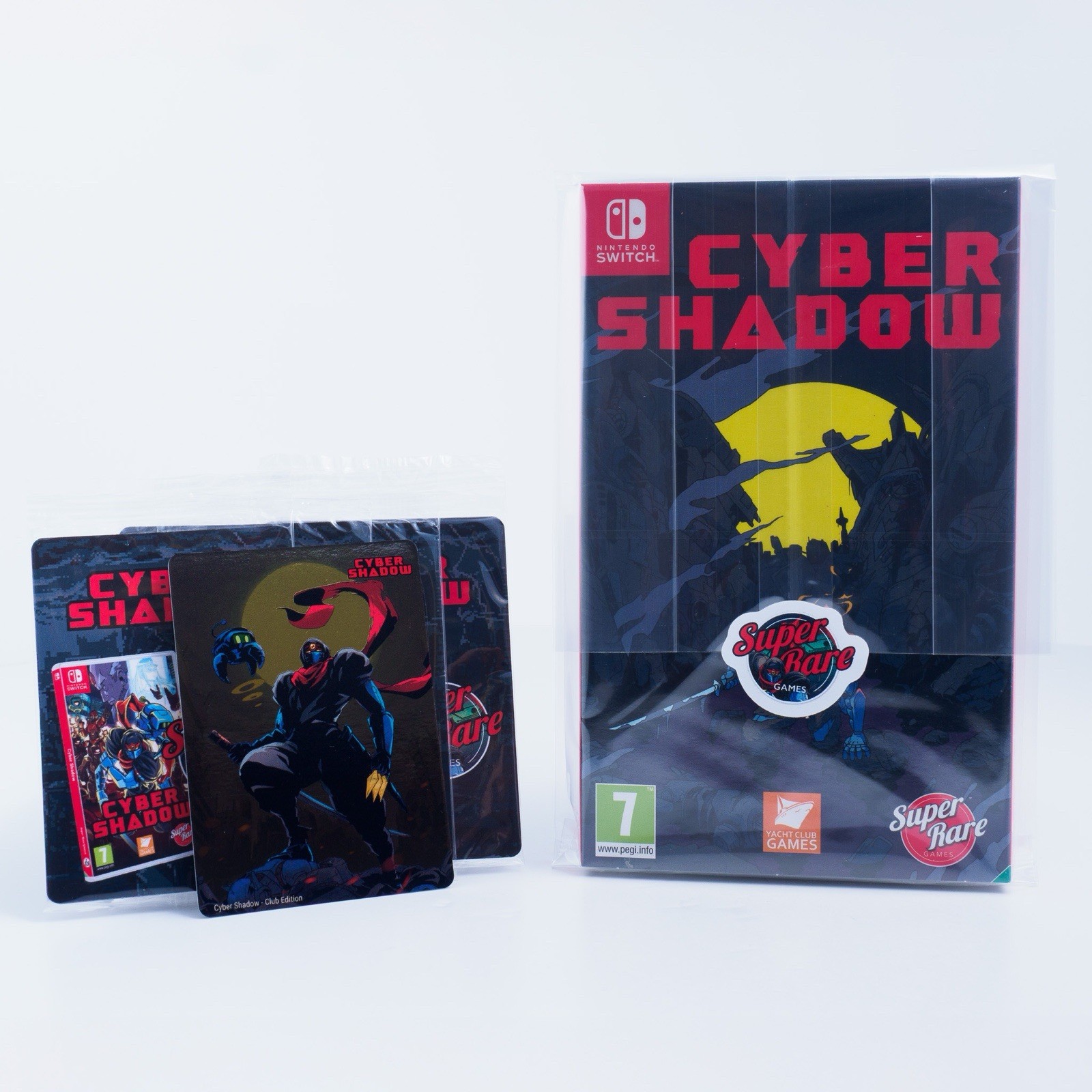 Cyber Shadow Super Rare Games #128 – with Club Slipcover, Boosters, & GOLD Card