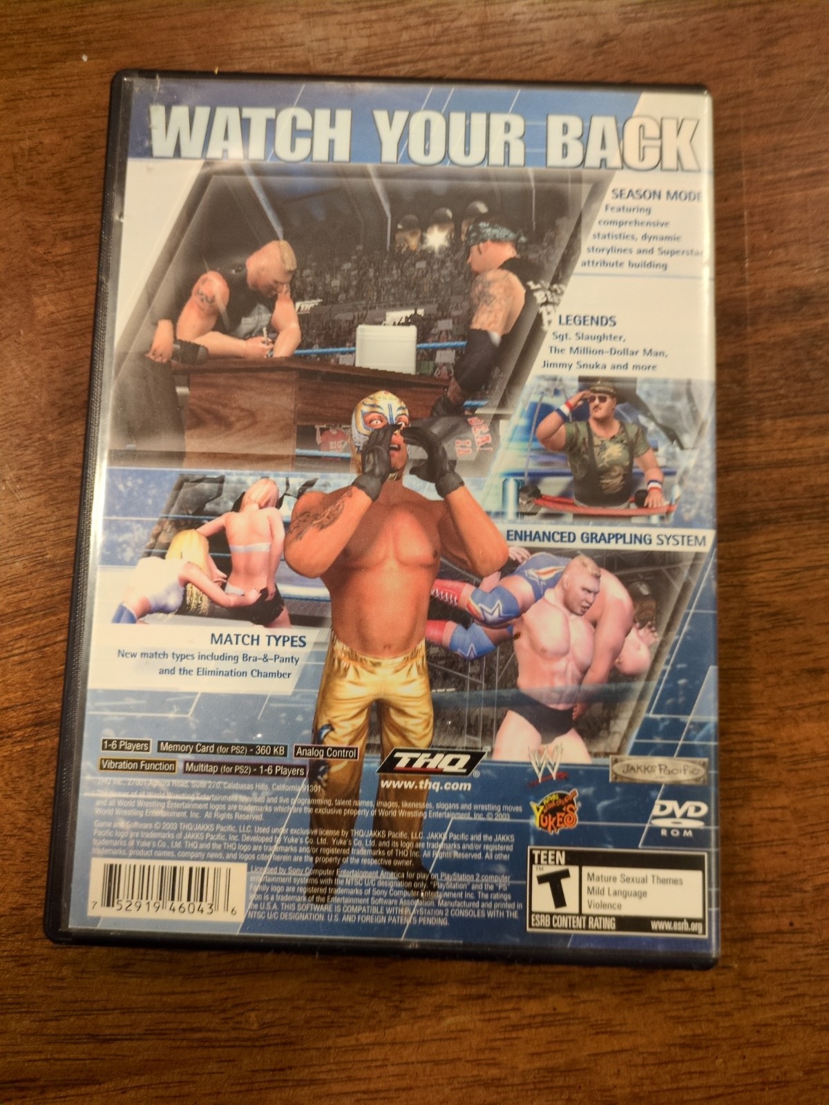 WWE SmackDown Here Comes the Pain (Sony PlayStation 2, 2003) – Tested