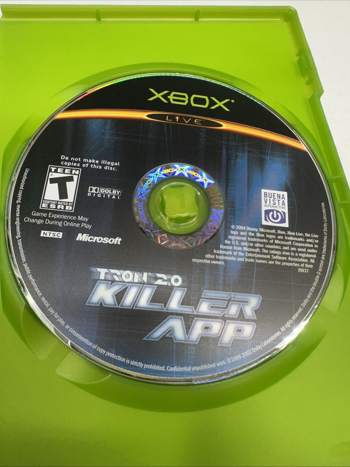 Tron 2.0: Killer App – Xbox – CIB With Manual, Tested & Working – Microsoft 2004