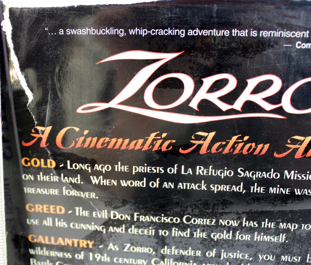 Zorro – A Cinematic Action Adventure (CD-ROM) [IBM – PC – DOS] New Sealed 1995