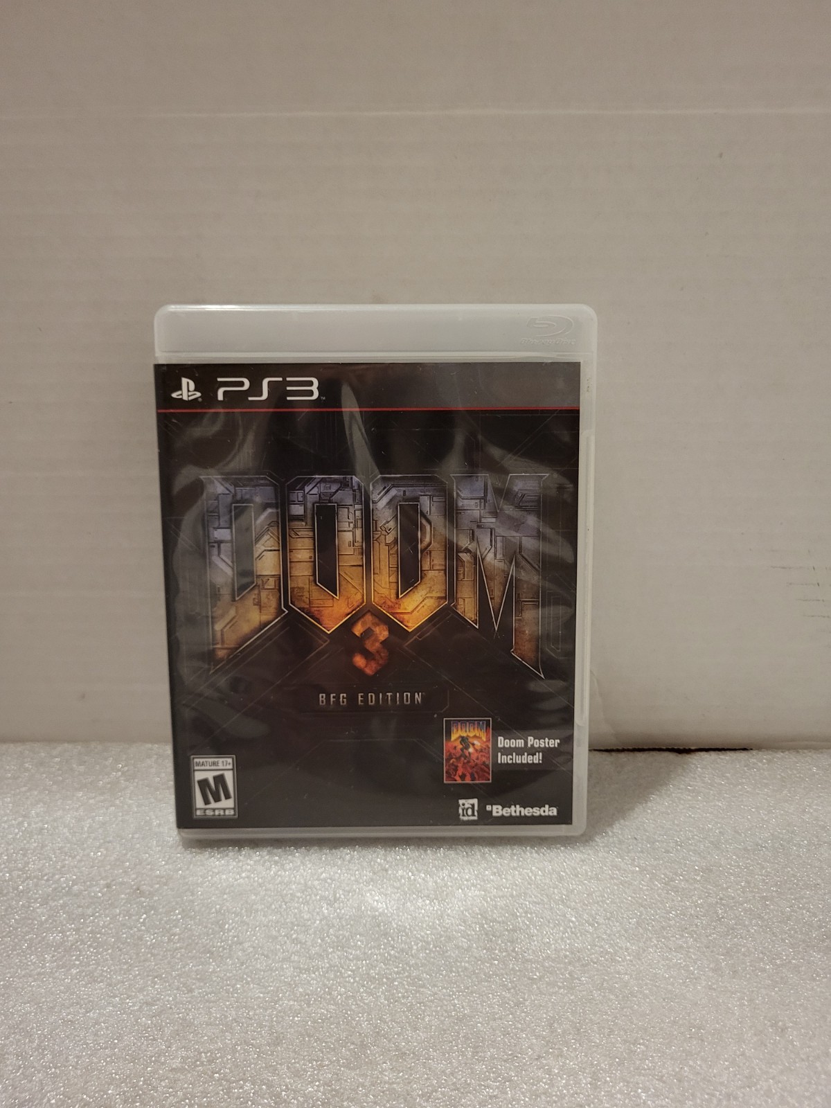 Doom 3 BFG Edition with Poster Sony PlayStation 3 Ps3 No Manual Tested Works