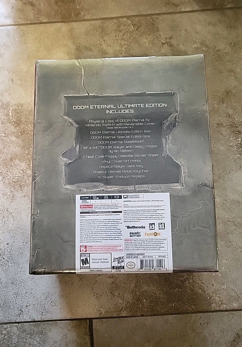 Doom Eternal: Ultimate Edition – Limited Run Games – Nintendo Switch – Brand New