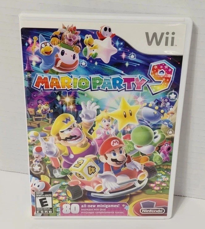 Mario Party 9 Nintendo Wii – CIB Complete w/ Inserts – MINT – Tested